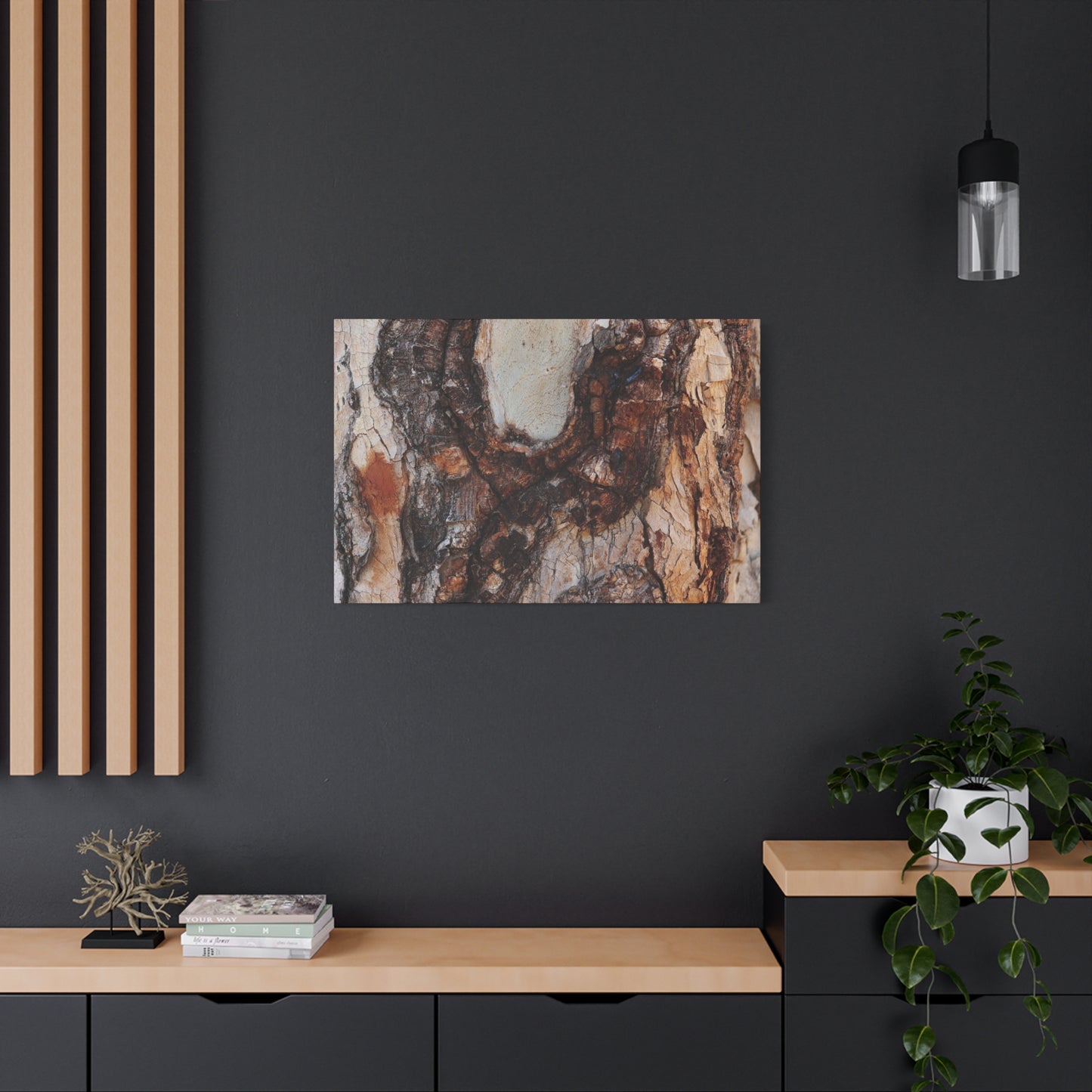 Arboreal Echoes - Unique Frameless Canvas Wall Art