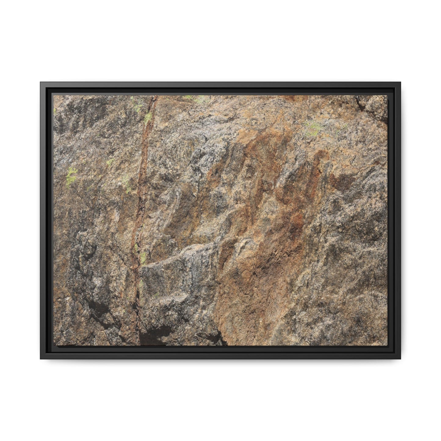 Weathered Rock Formation - Unique Stretched Canvas Wall Art