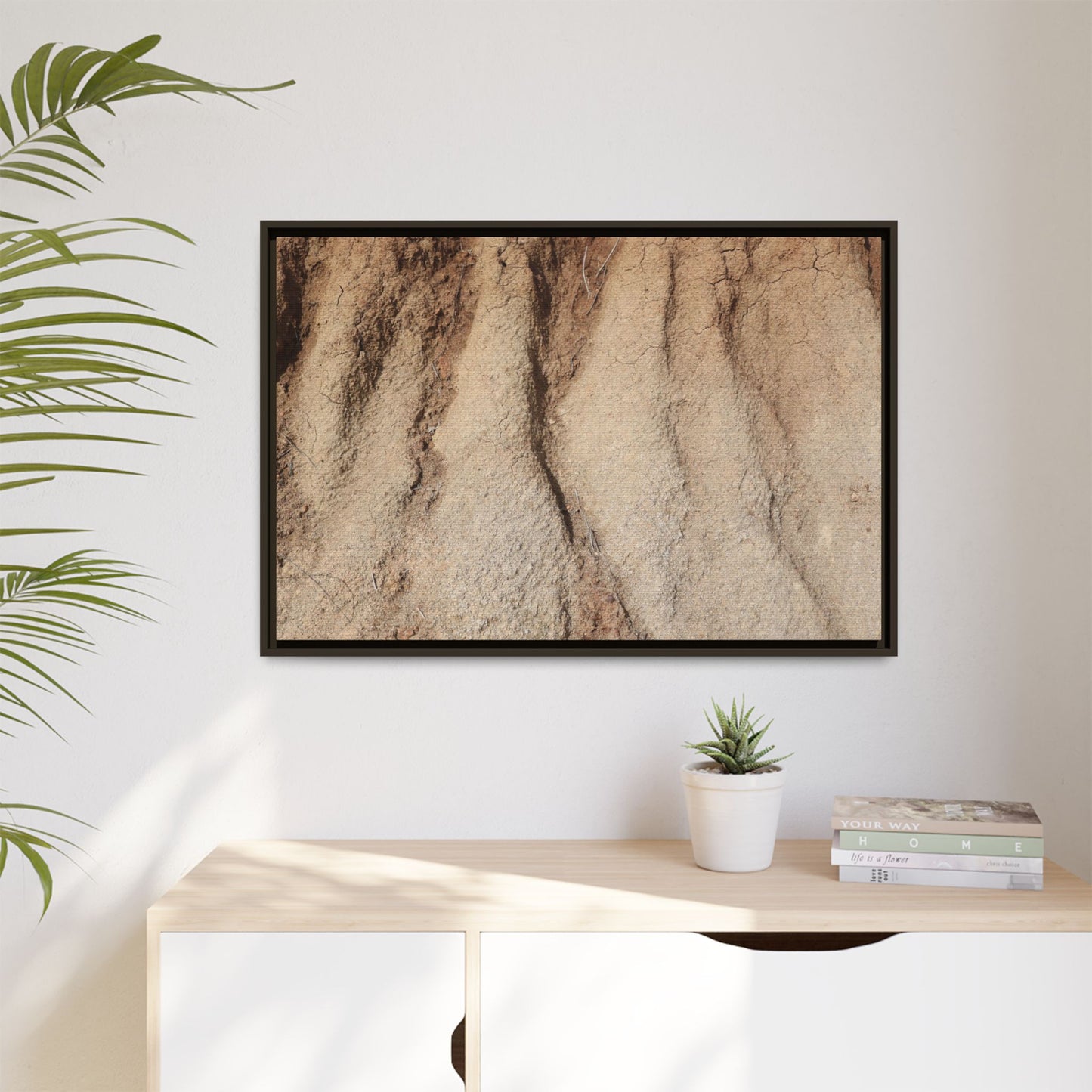 Eroded Canyon Walls - Unique Stretched Canvas Wall Art