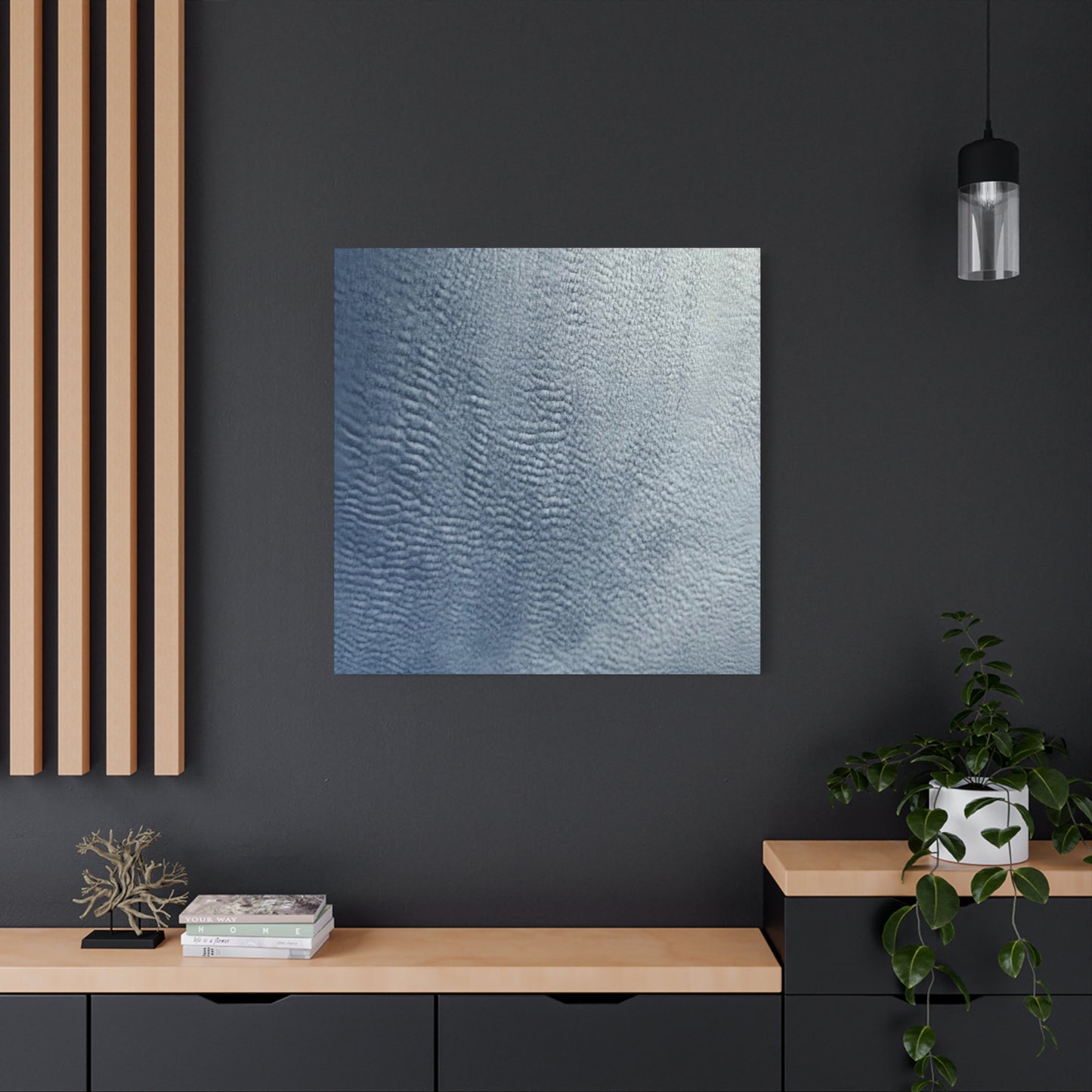 Whispers of Frost - Unique Frameless Canvas Wall Art