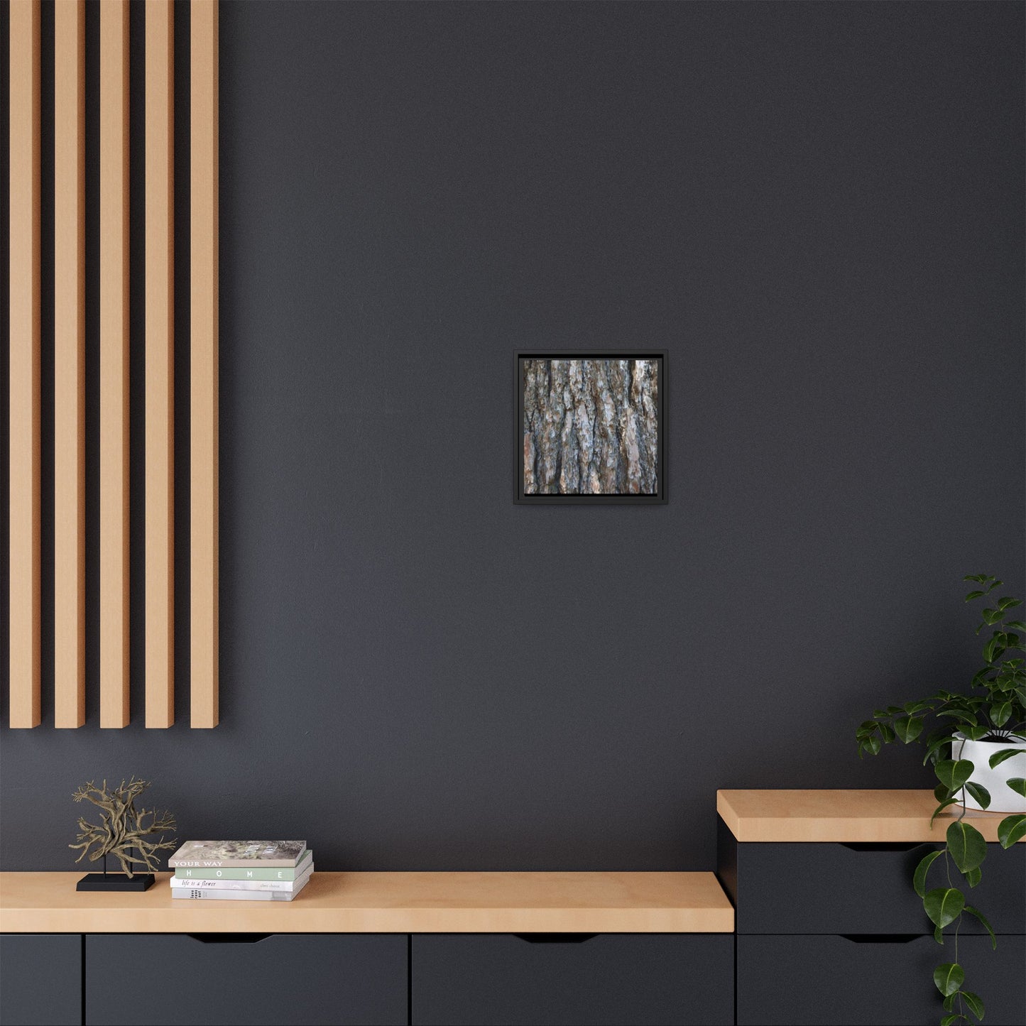 Bark Whispers - Unique Stretched Canvas Wall Art