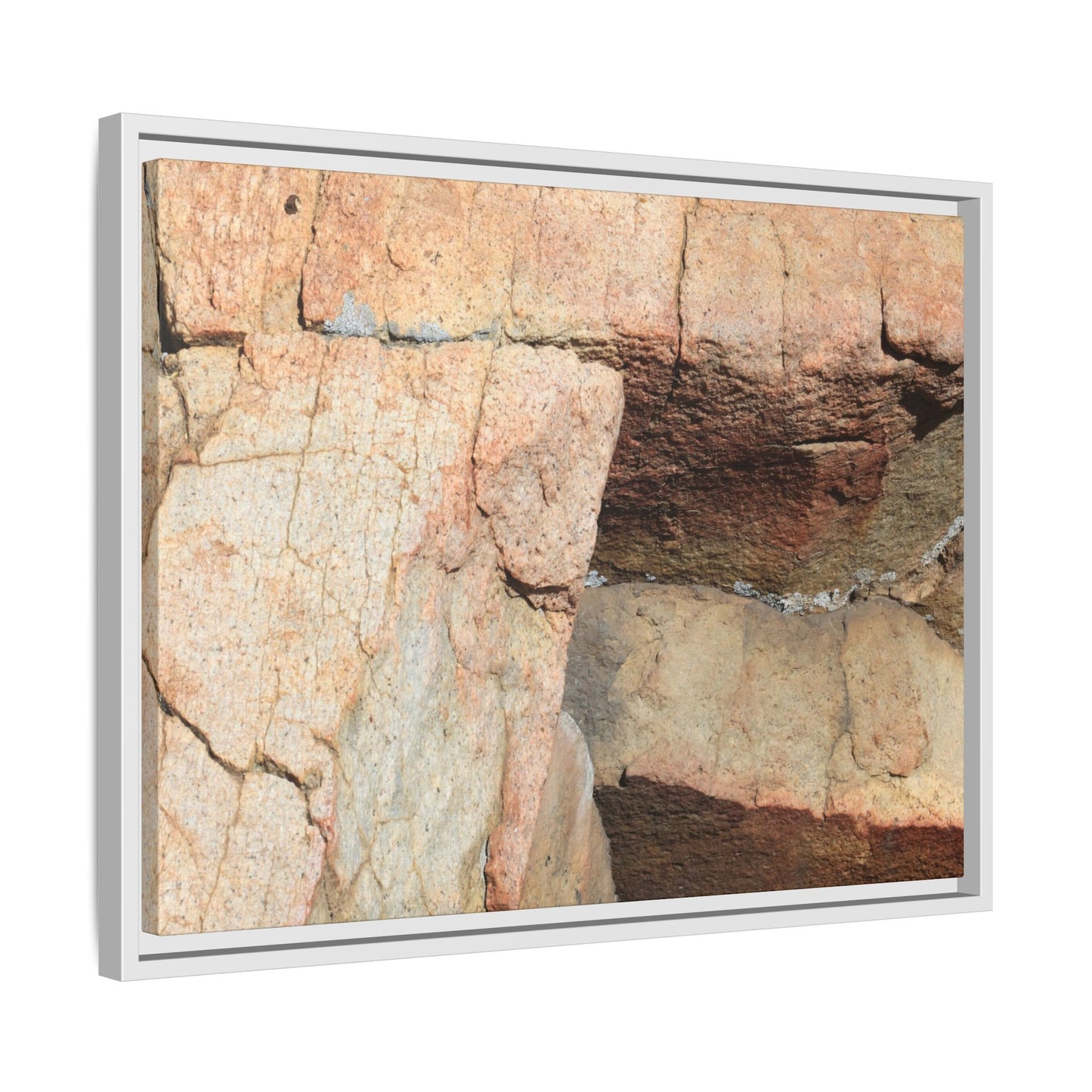 Fractured Stone - Unique Stretched Canvas Wall Art