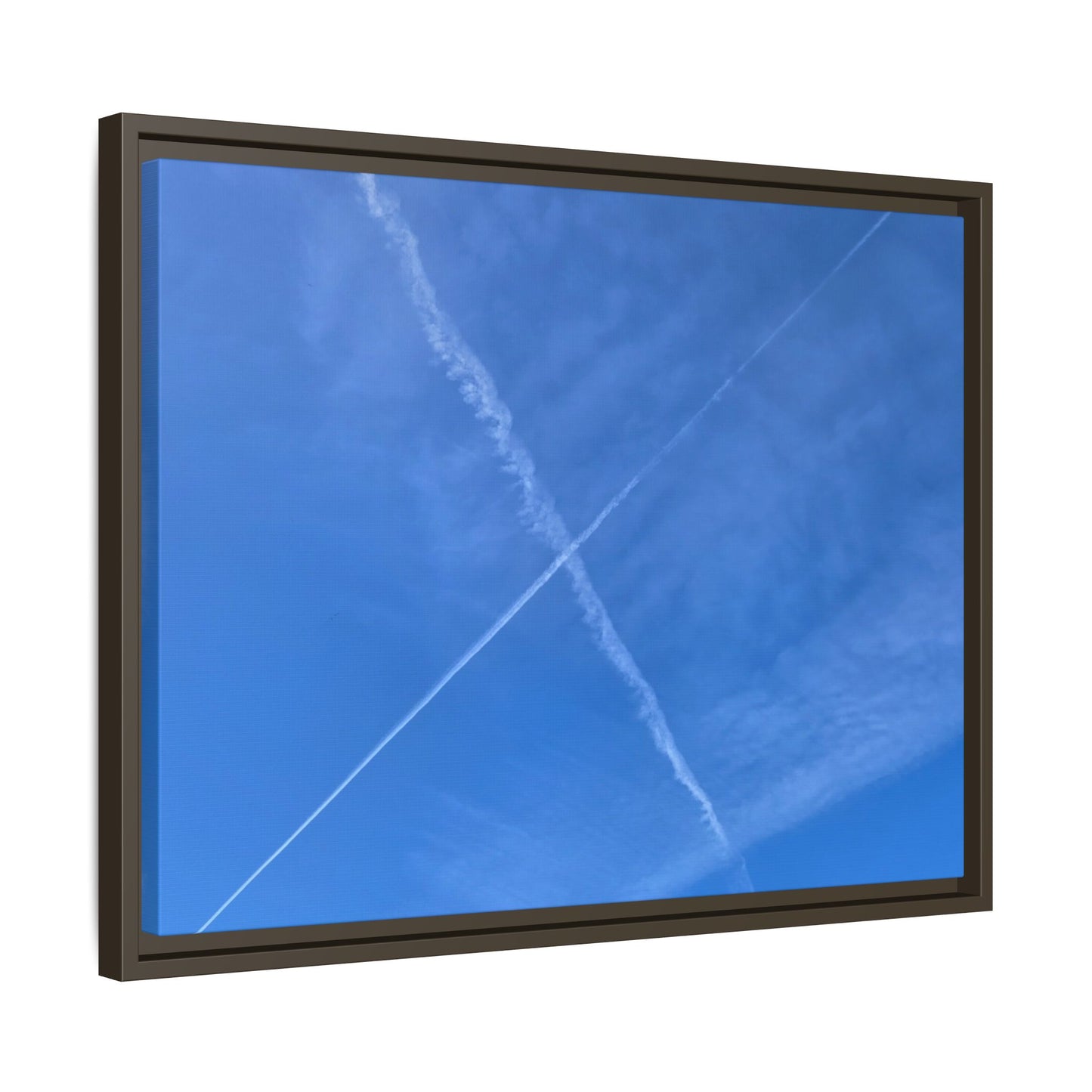 Sky Crossroads - Unique Stretched Canvas Wall Art