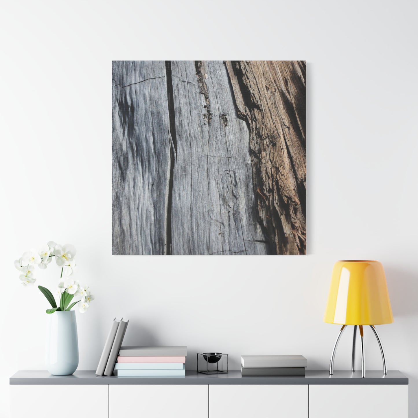 Fracture Lines - Unique Frameless Canvas Wall Art