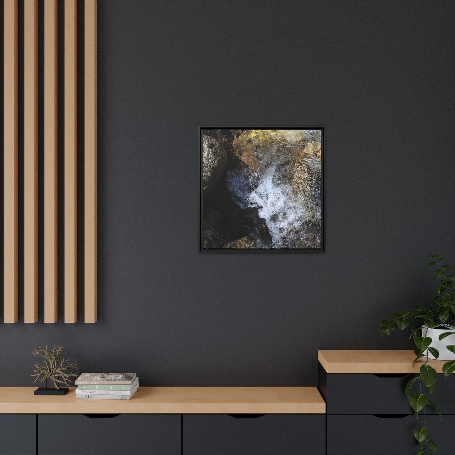 Nature's Turbulence - Unique Stretched Canvas Wall Art