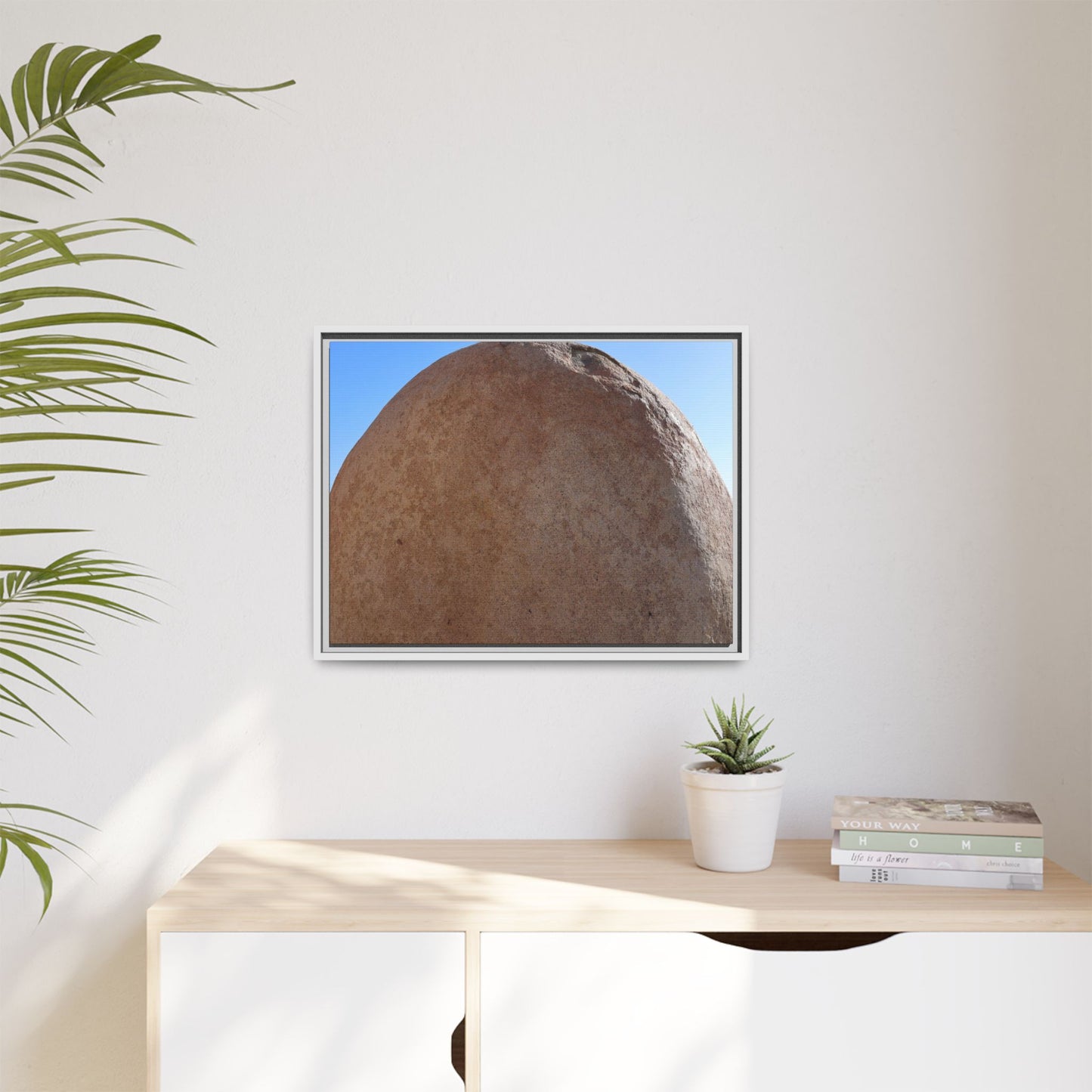 Stone Sphere - Unique Stretched Canvas Wall Art