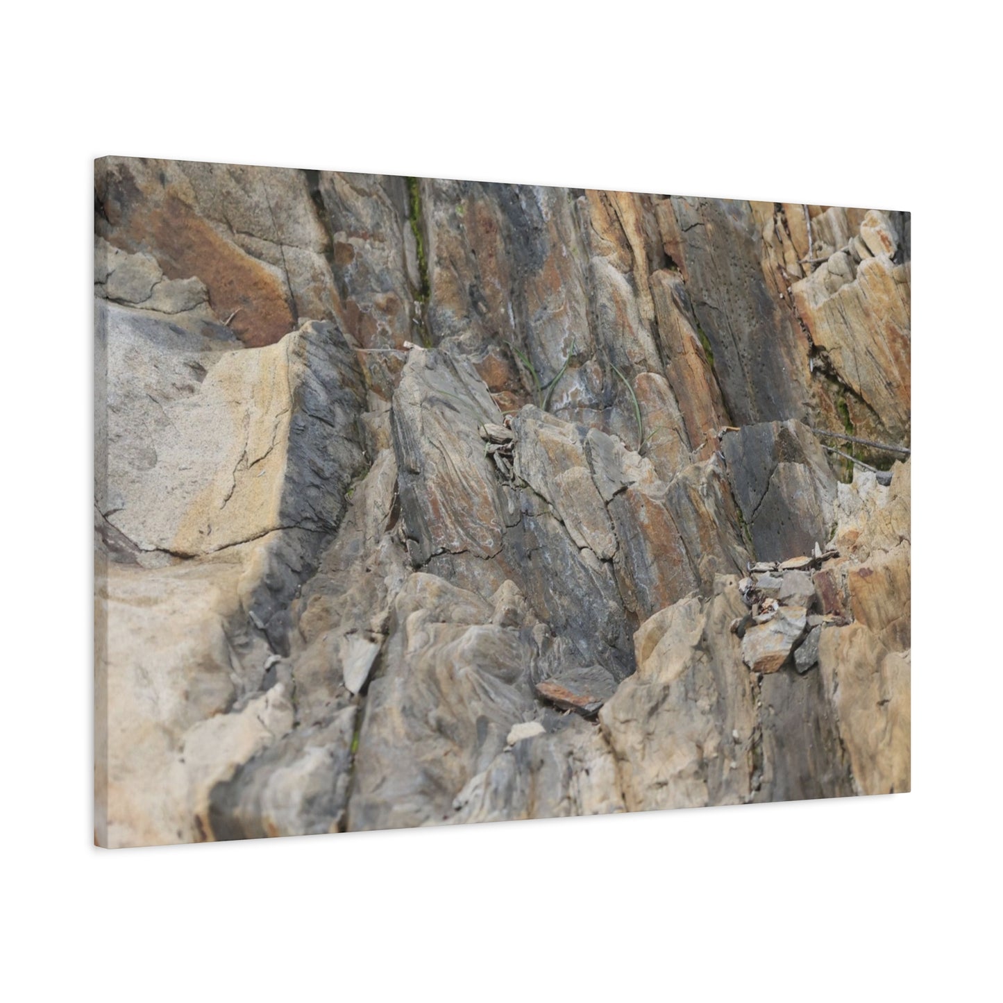 Fractured Memory - Unique Frameless Canvas Wall Art