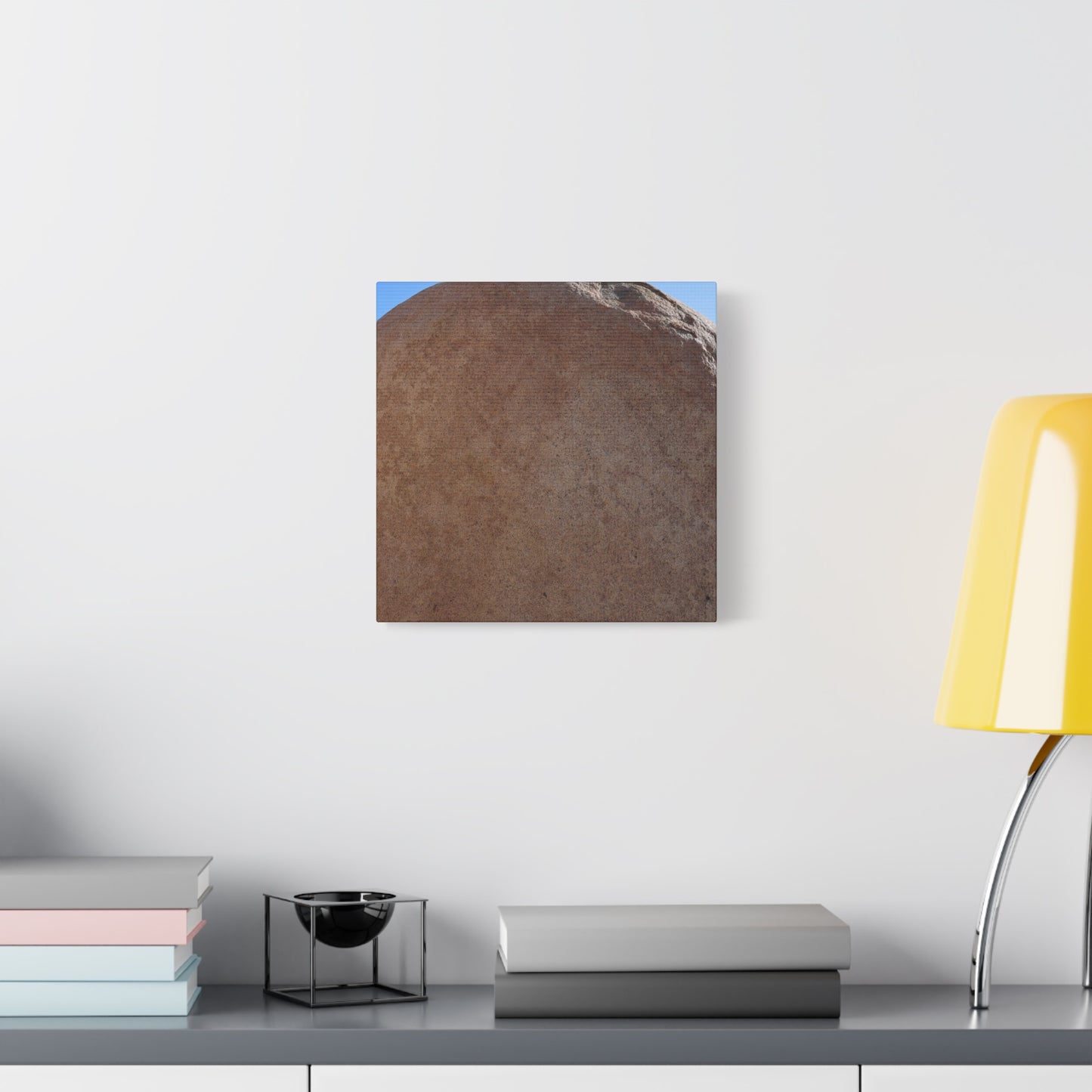 Stone Sphere of Silence - Unique Frameless Canvas Wall Art