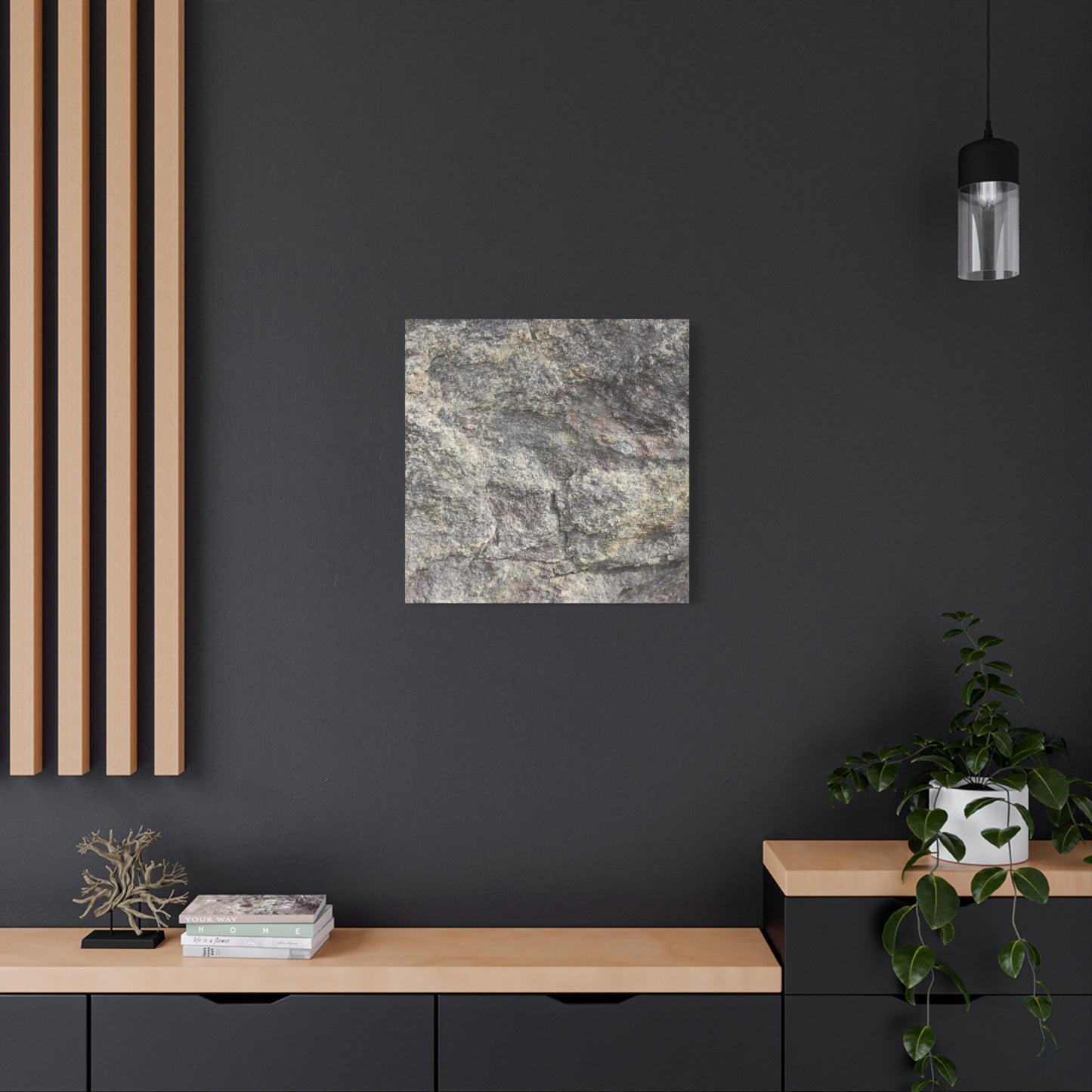 Granite Memory - Unique Frameless Canvas Wall Art