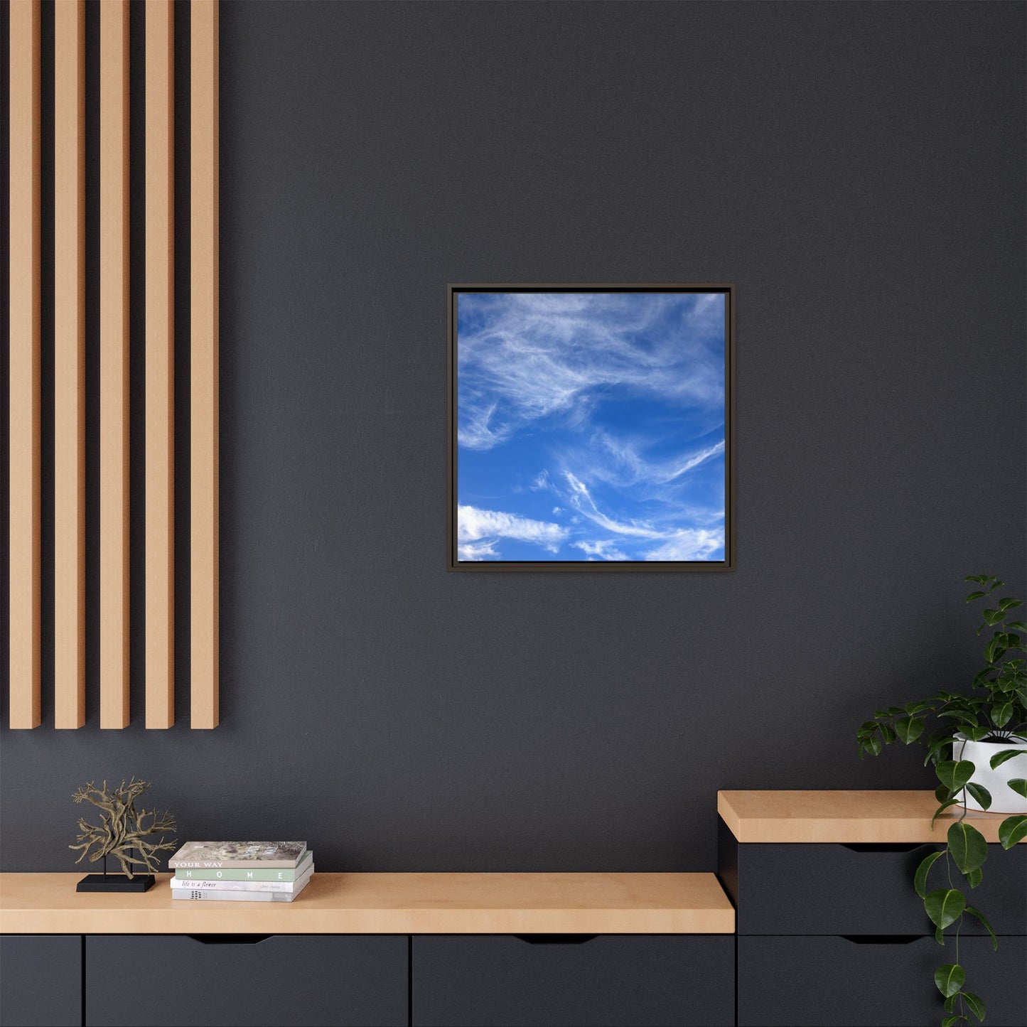 Cloudscape Reverie - Unique Stretched Canvas Wall Art