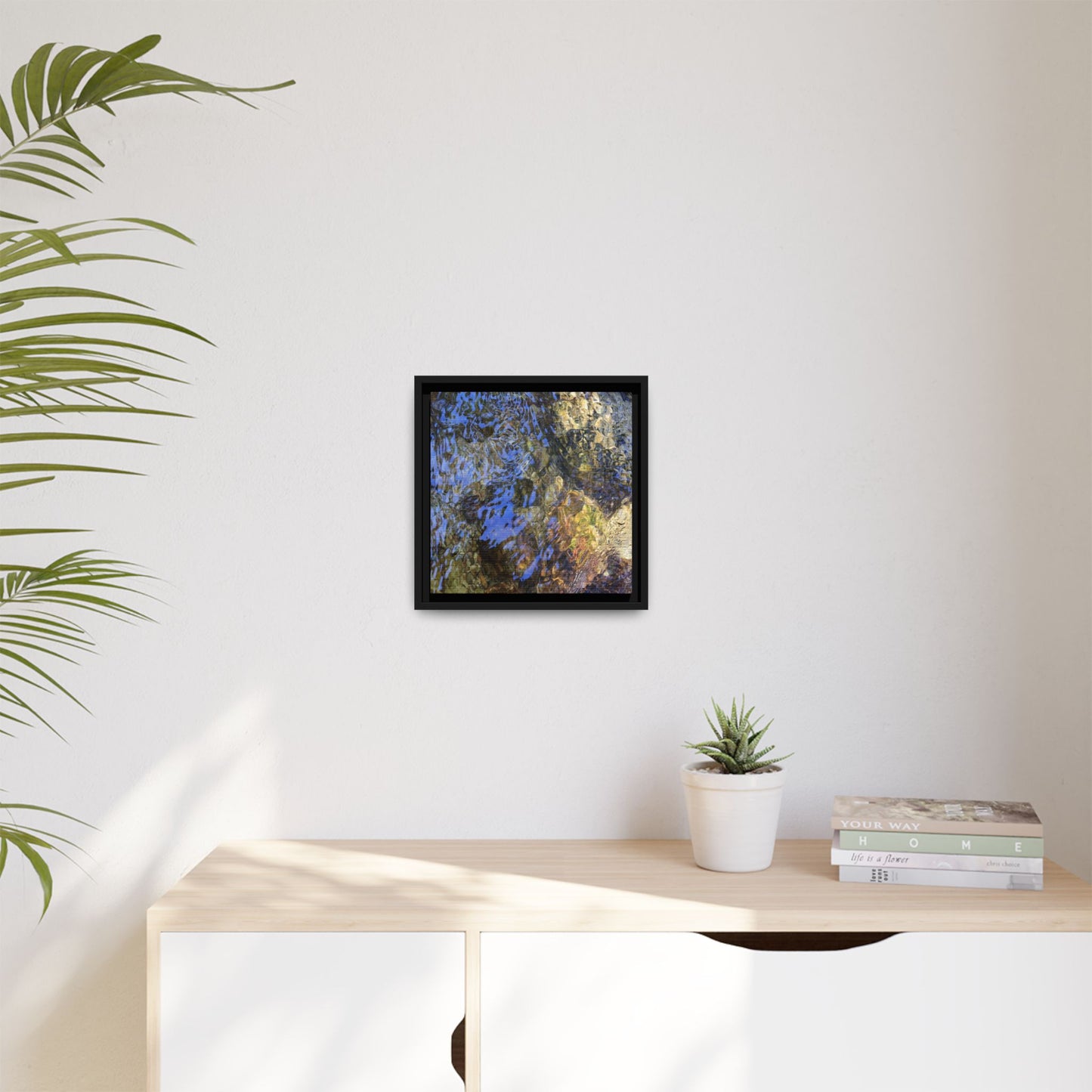 Aquatic Kaleidoscope - Unique Stretched Canvas Wall Art