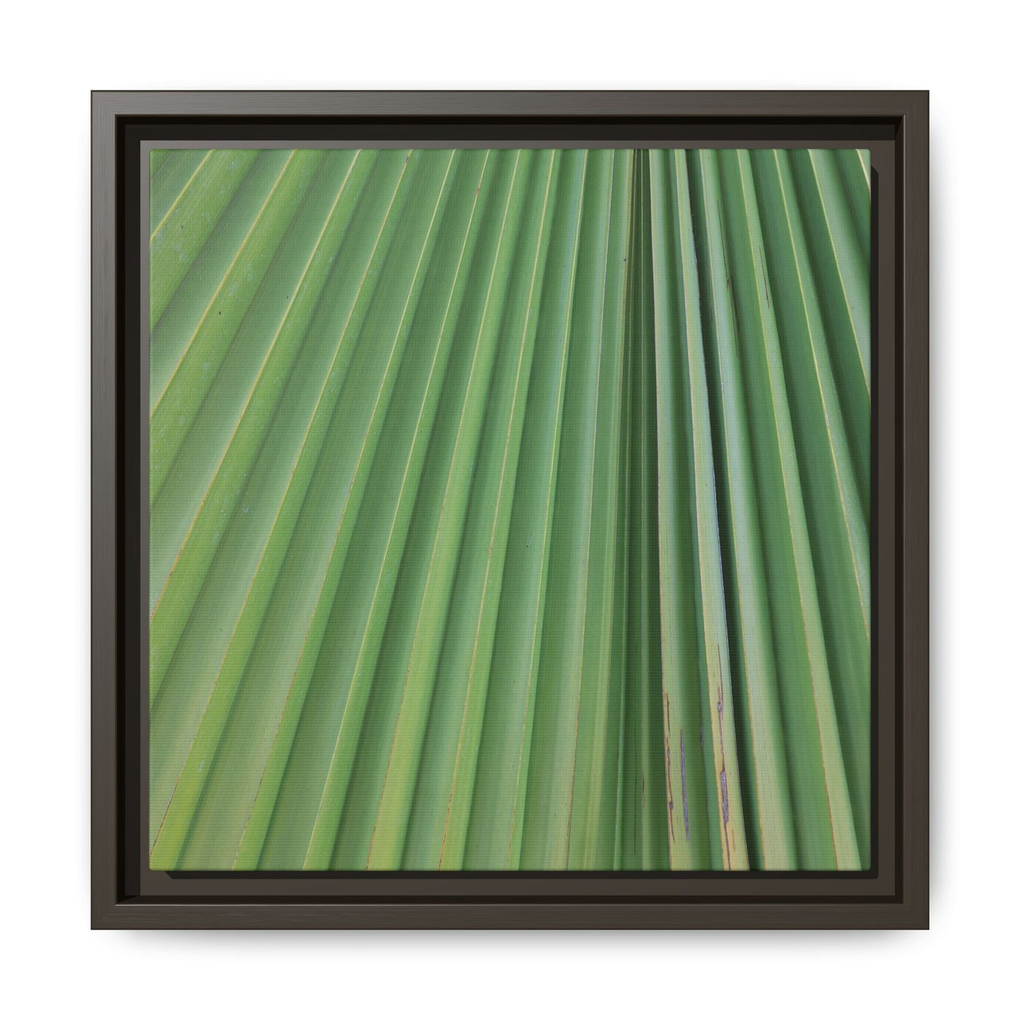 Emerald Rays - Unique Stretched Canvas Wall Art