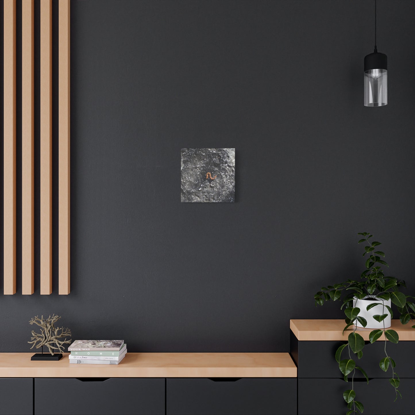Earthen Serpent - Unique Frameless Canvas Wall Art