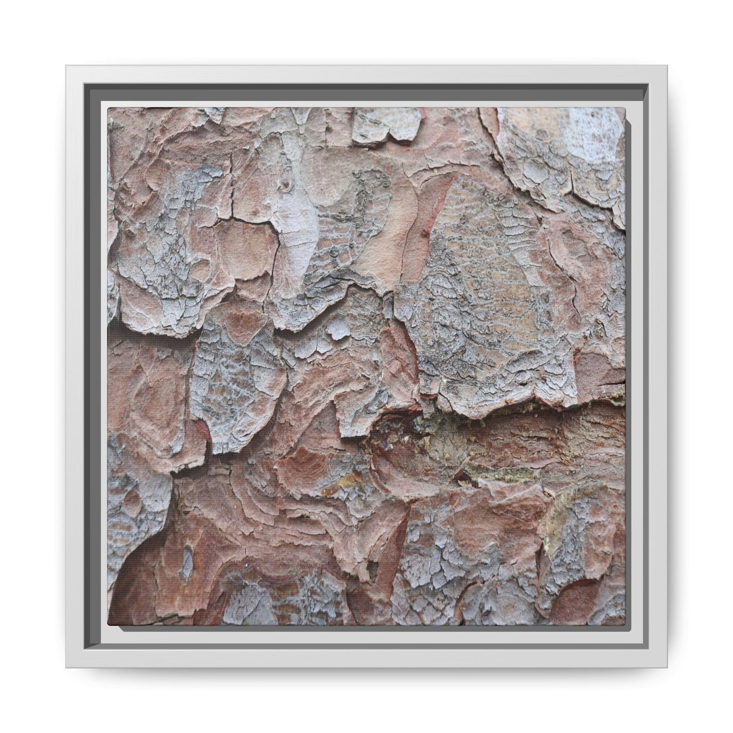Flaking Serenity - Unique Stretched Canvas Wall Art