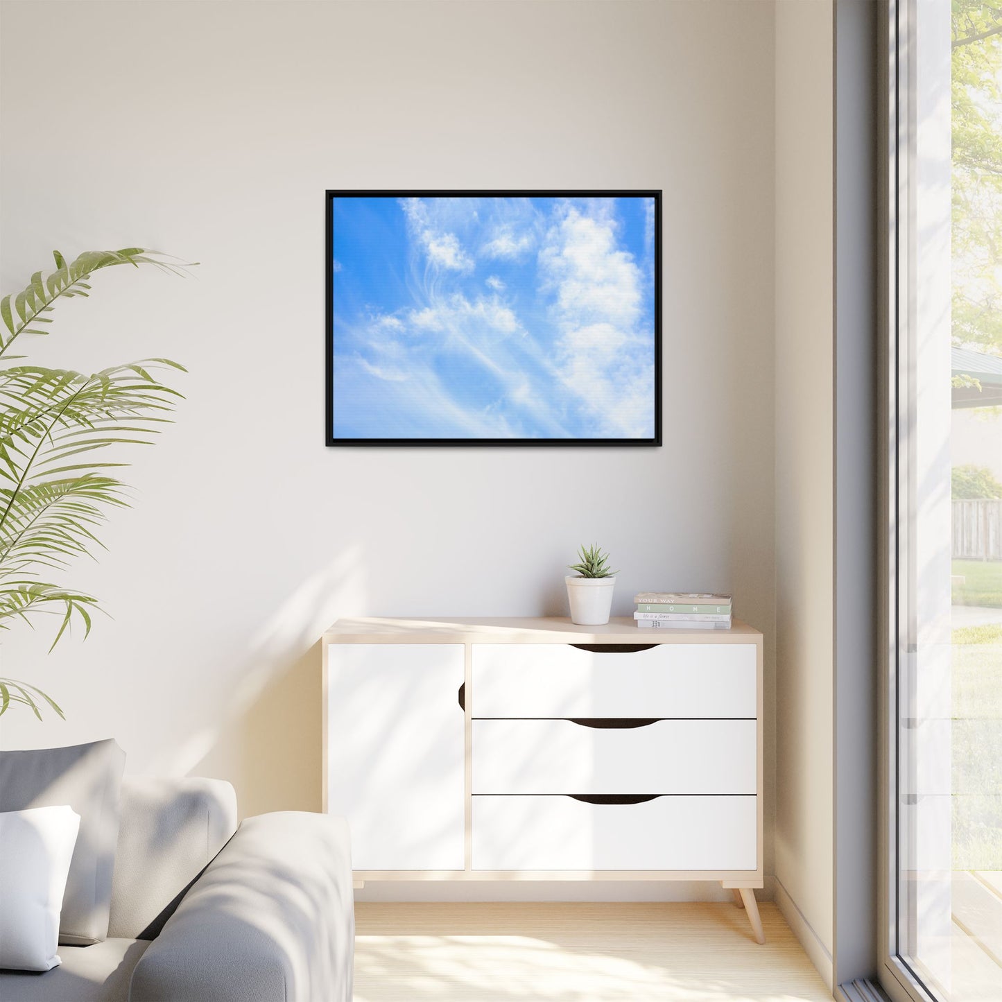 Azure Dreaming - Unique Stretched Canvas Wall Art