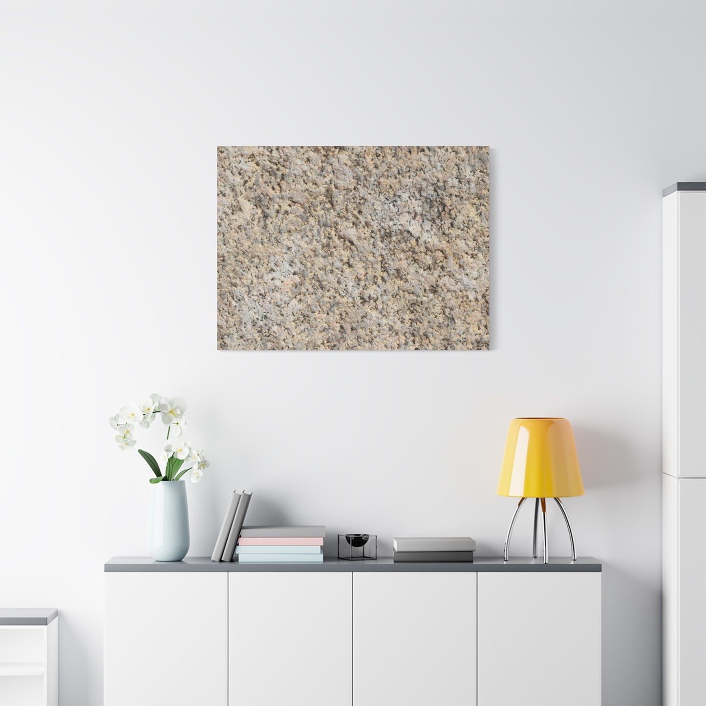 Granular Echoes - Unique Frameless Canvas Wall Art
