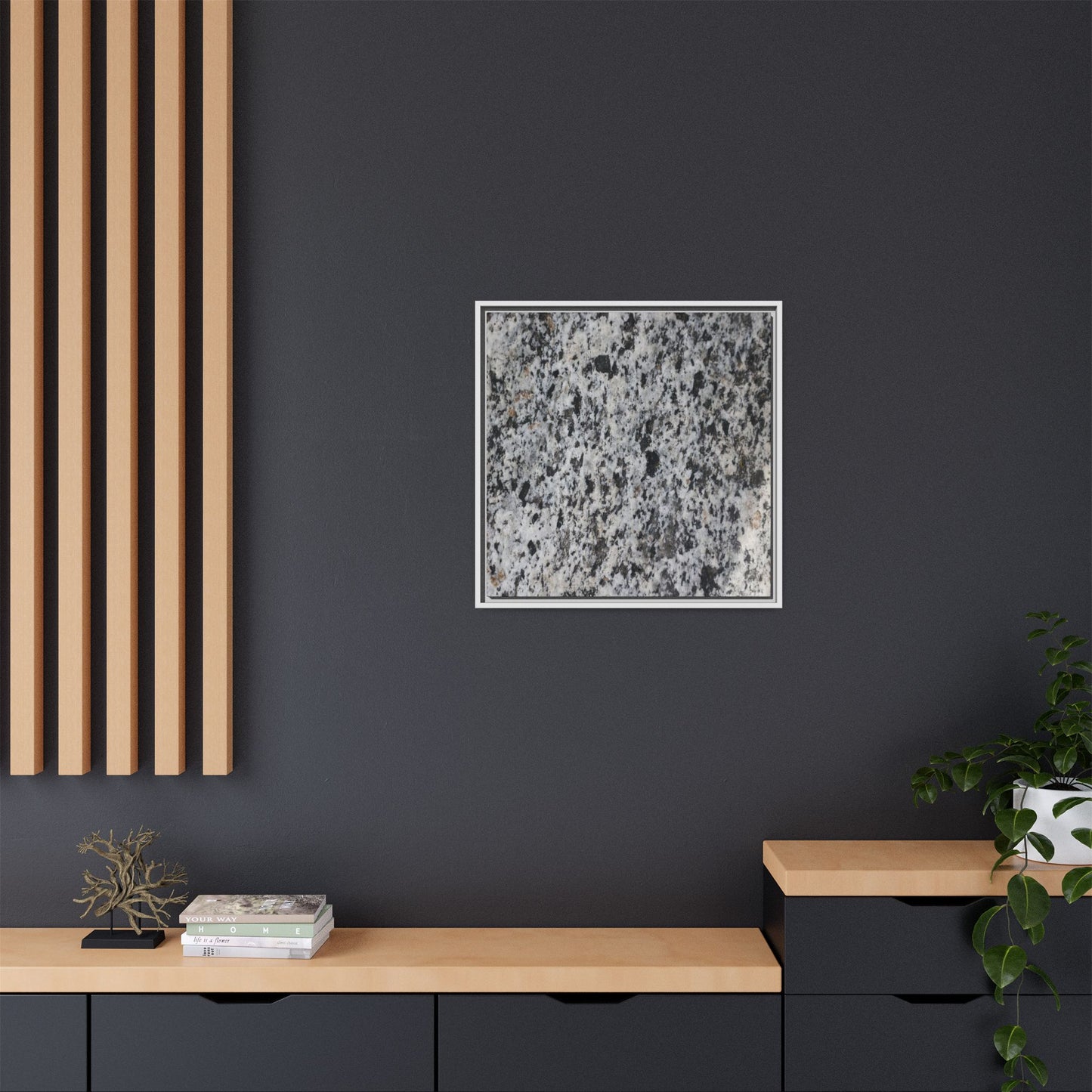 Granite Song - Unique Stretched Canvas Wall Art