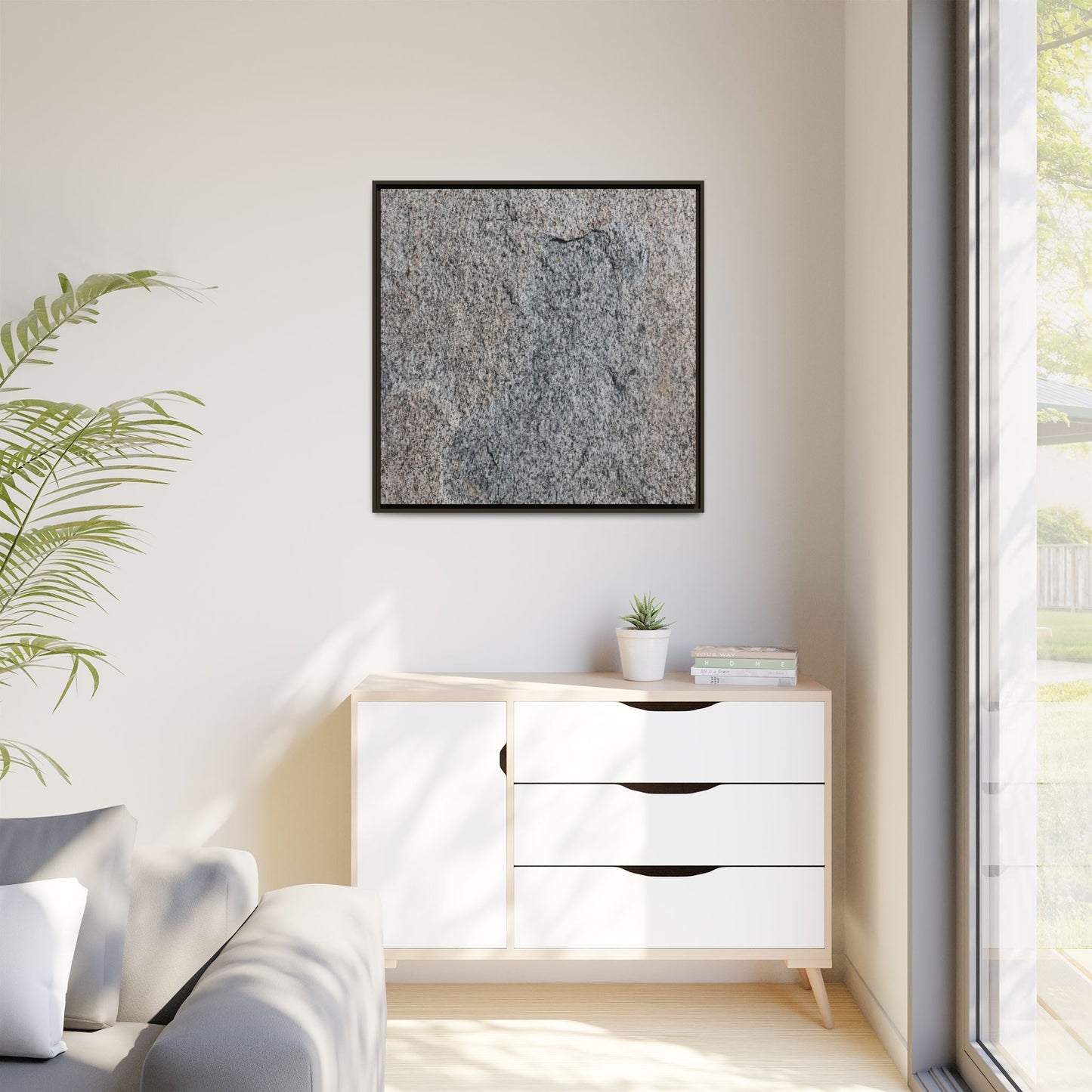 Stone Symphony - Unique Stretched Canvas Wall Art