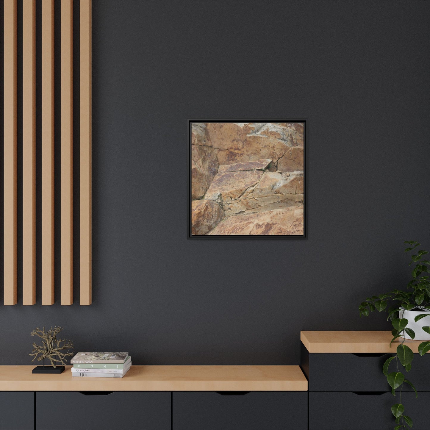Ancient Foundations - Unique Stretched Canvas Wall Art
