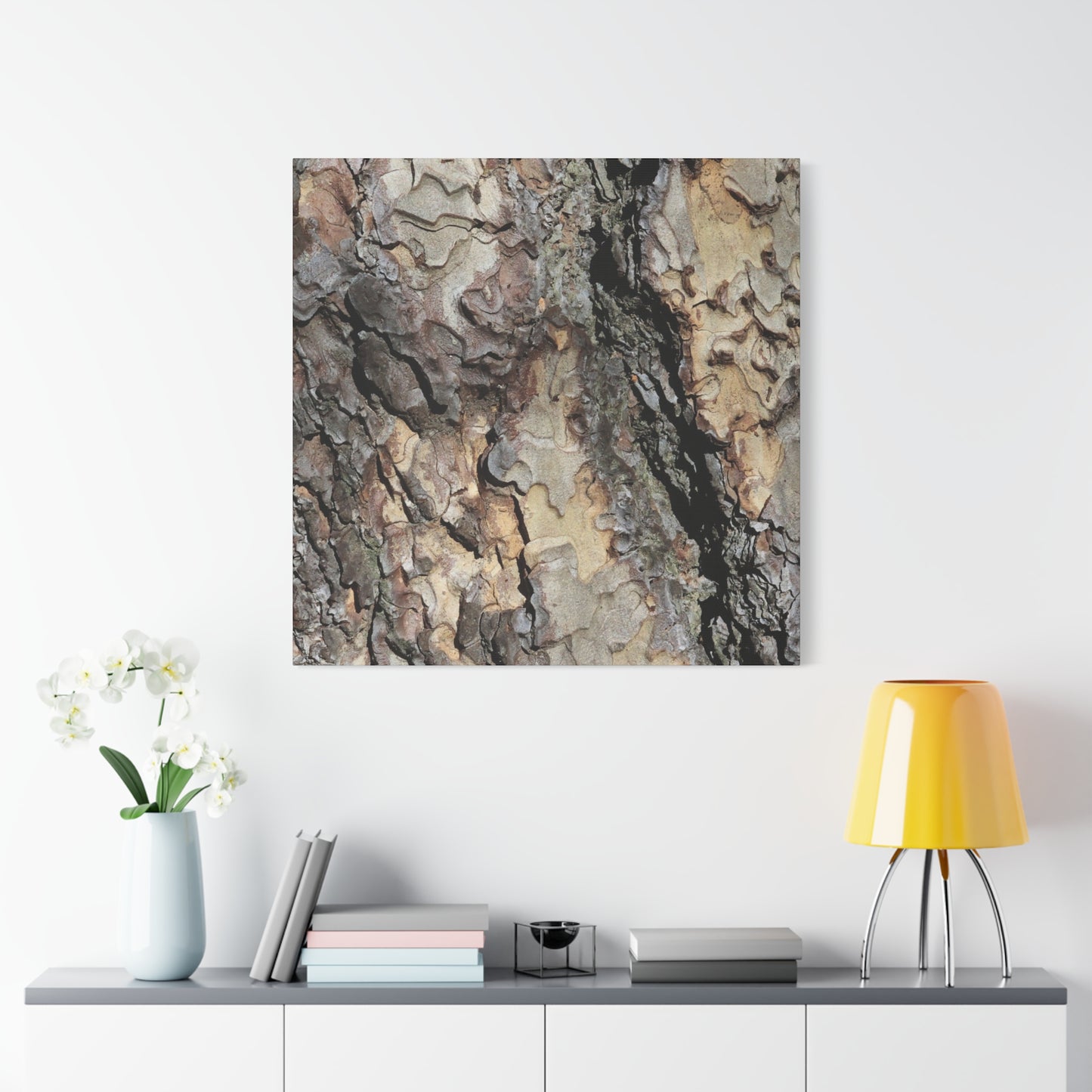 Wooden Labyrinth - Unique Frameless Canvas Wall Art