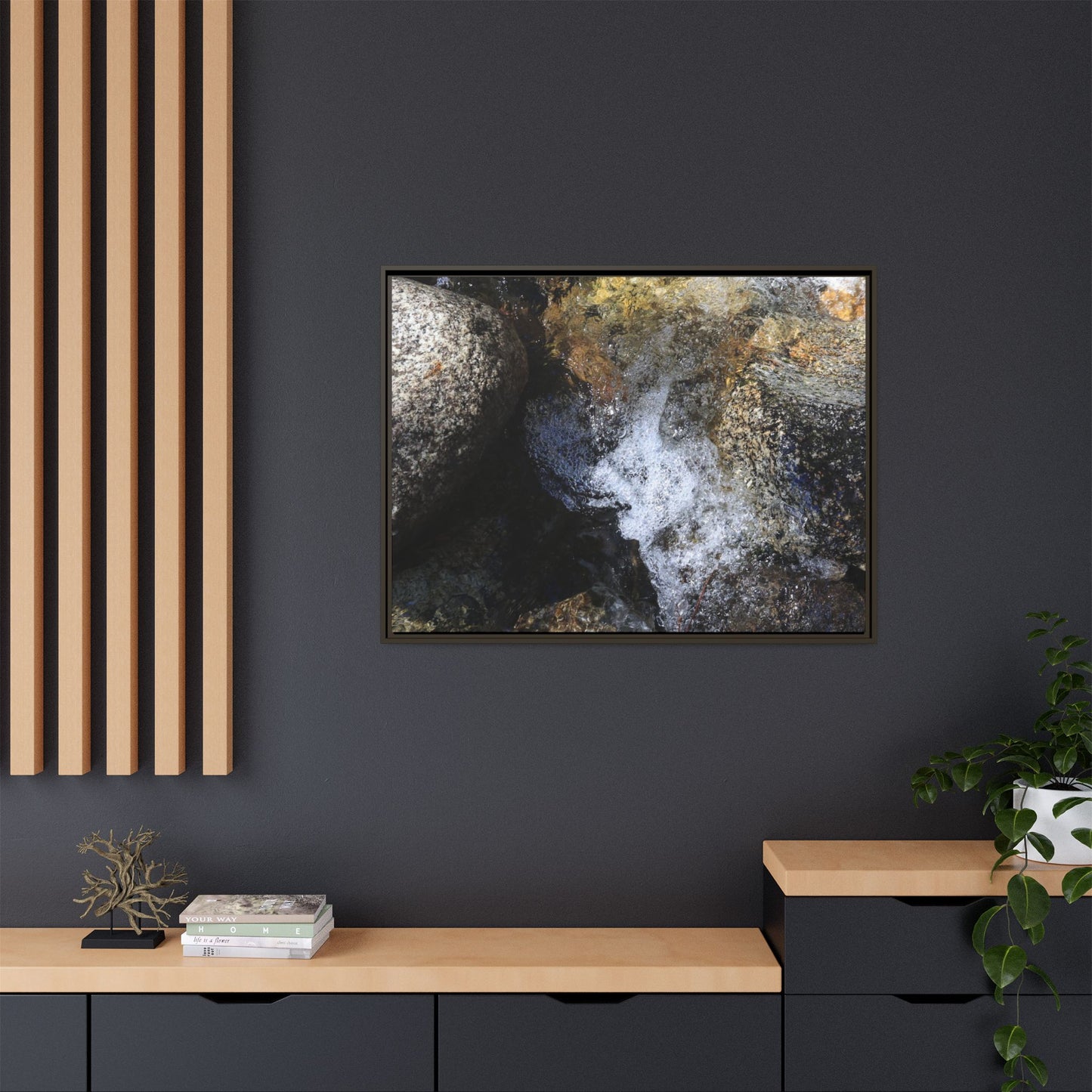 Nature's Turbulence - Unique Stretched Canvas Wall Art