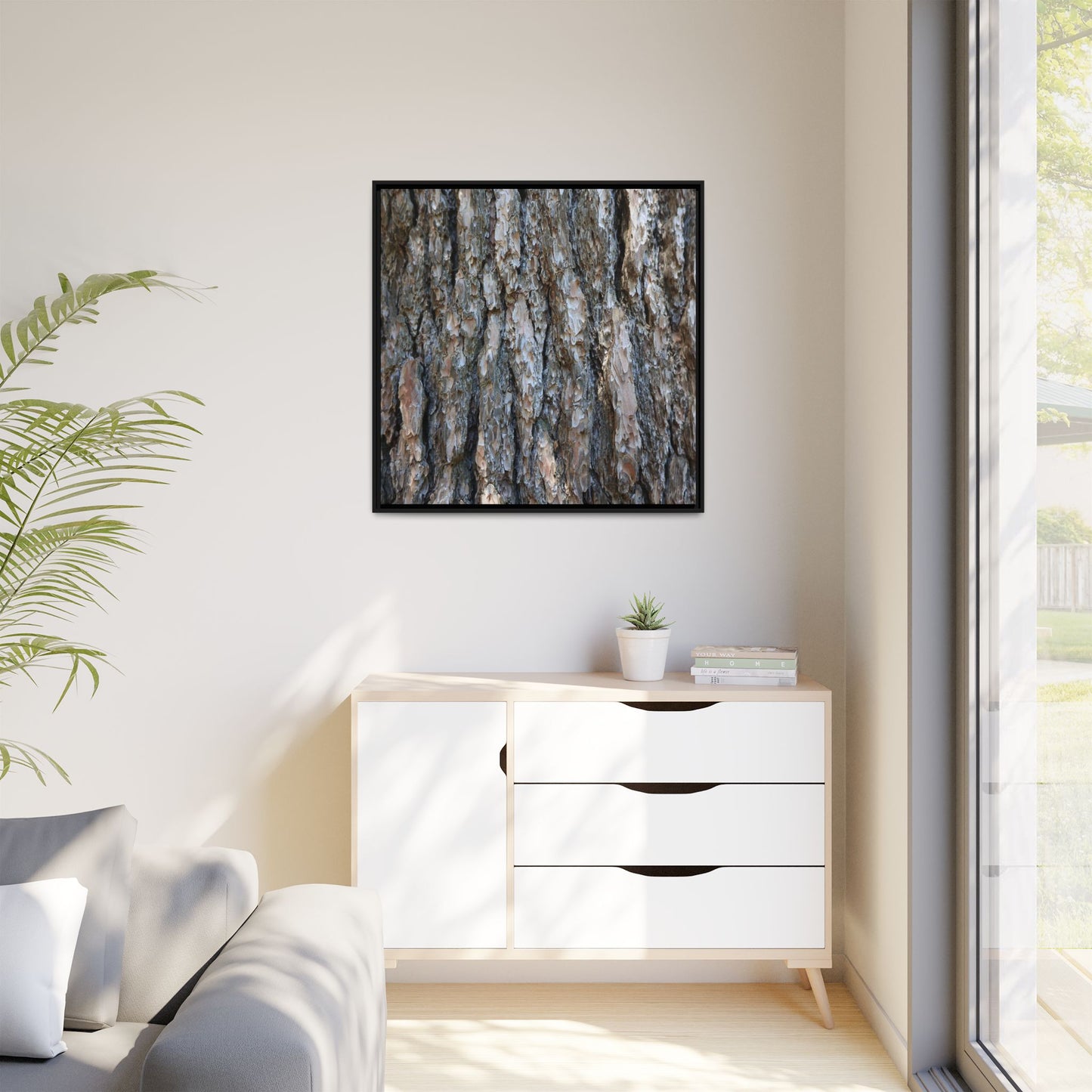 Bark Whispers - Unique Stretched Canvas Wall Art