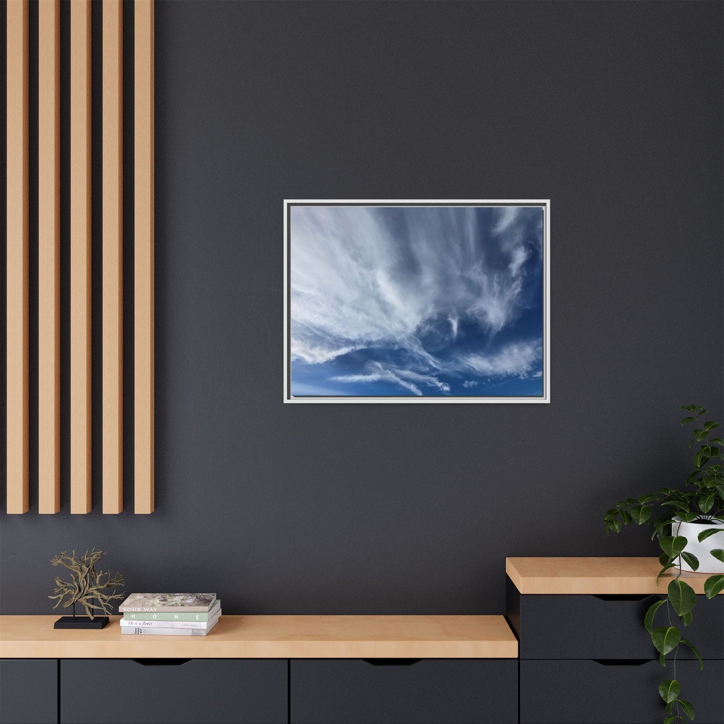 Ethereal Skies - Unique Stretched Canvas Wall Art