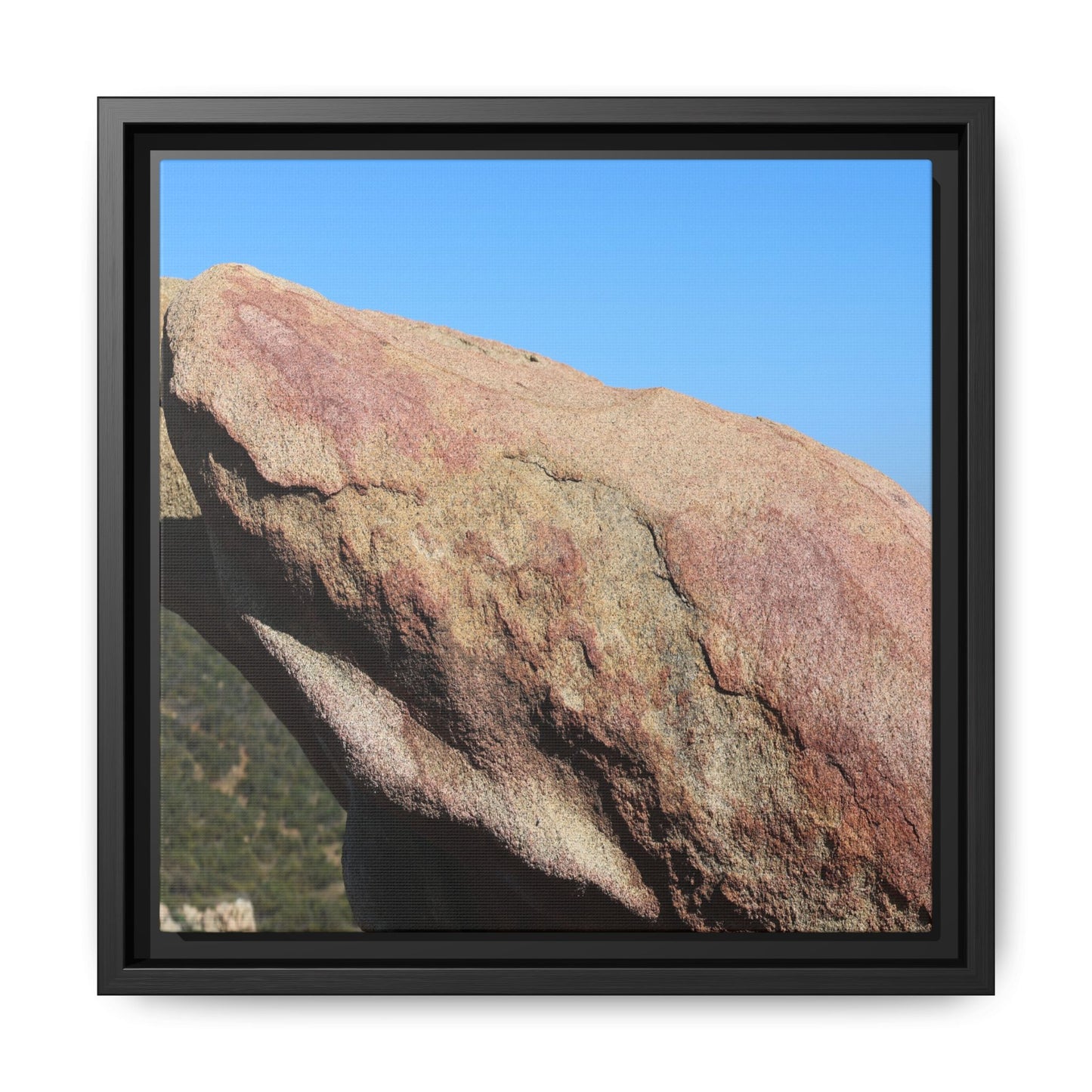 Sleeping Stone - Unique Stretched Canvas Wall Art