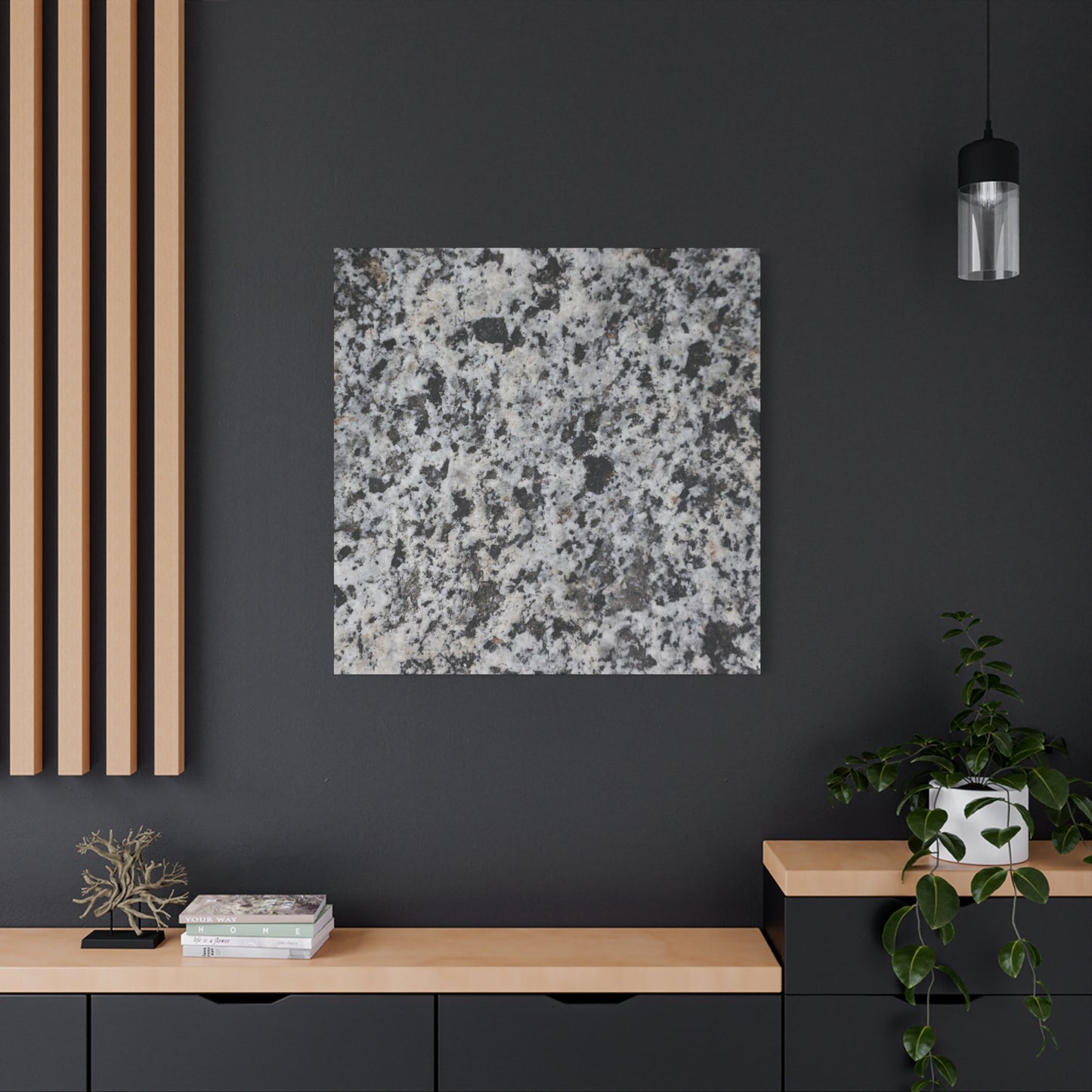 Grainy Whispers - Unique Frameless Canvas Wall Art