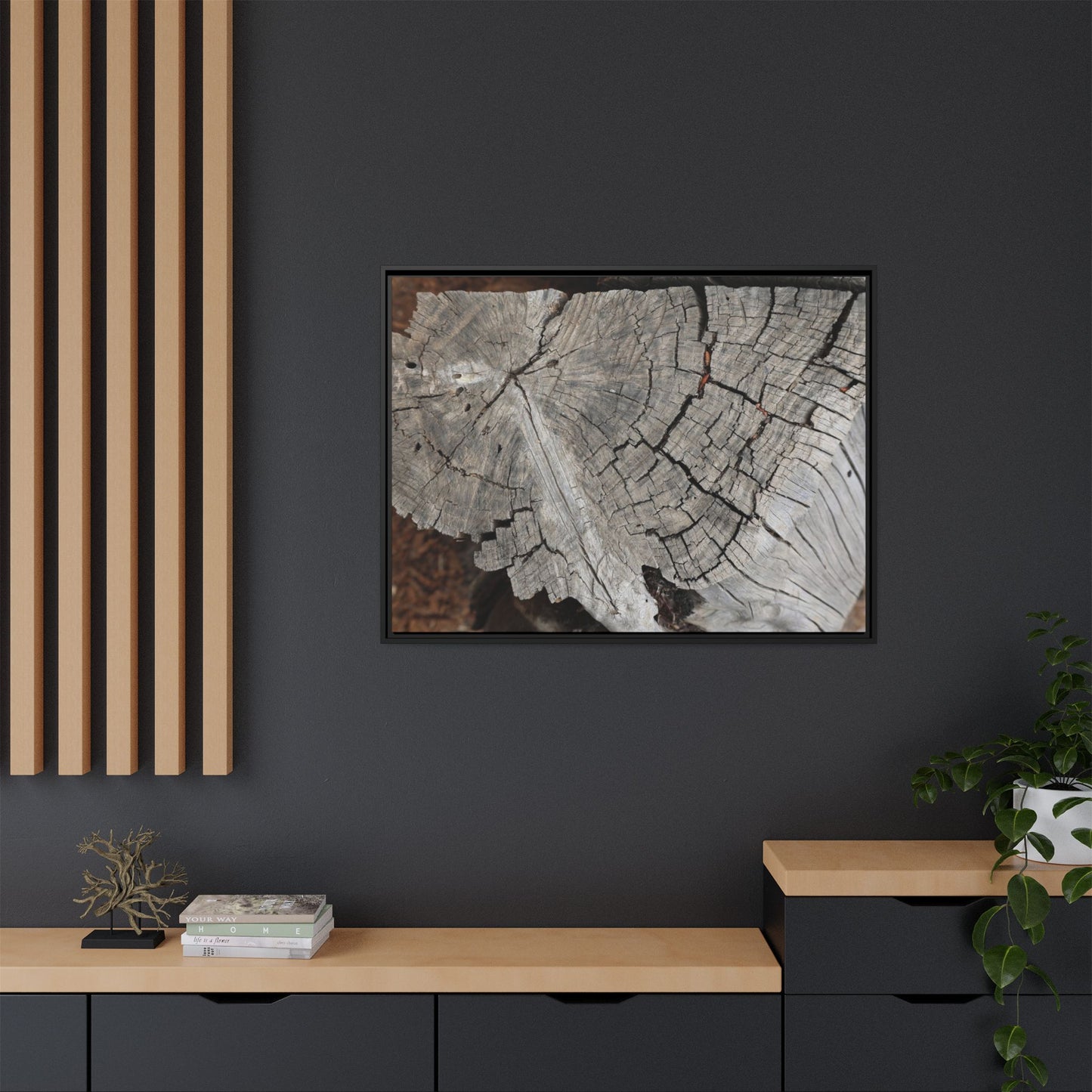 Time's Signature - Unique Stretched Canvas Wall Art