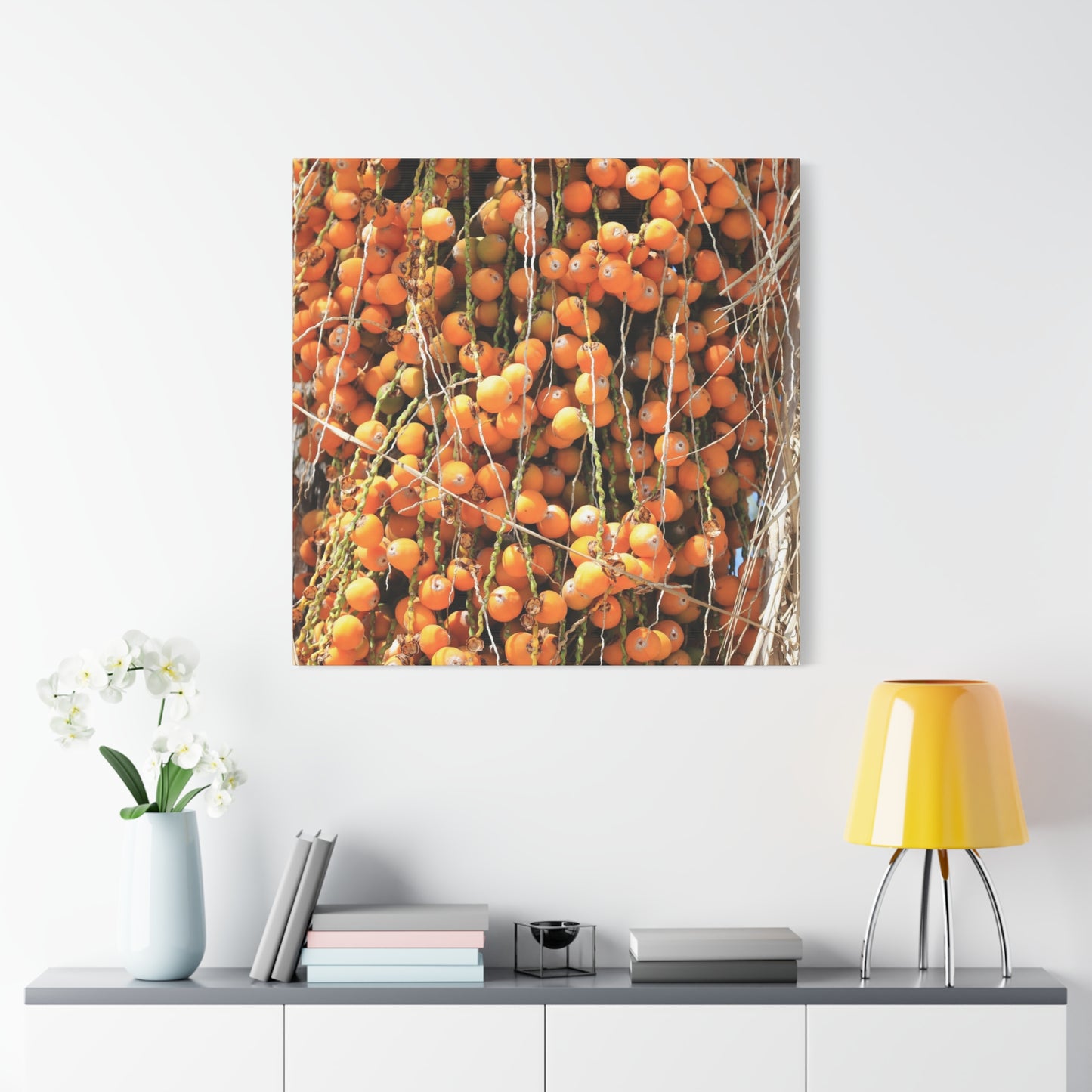 Orange Harvest - Unique Frameless Canvas Wall Art