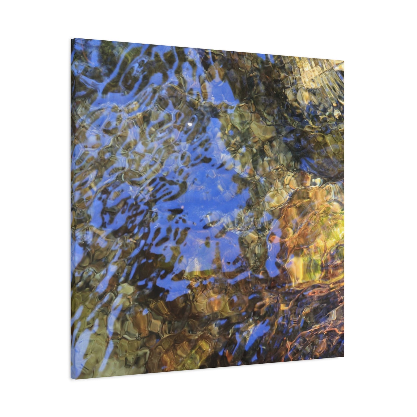 Water's Whisper - Unique Frameless Canvas Wall Art