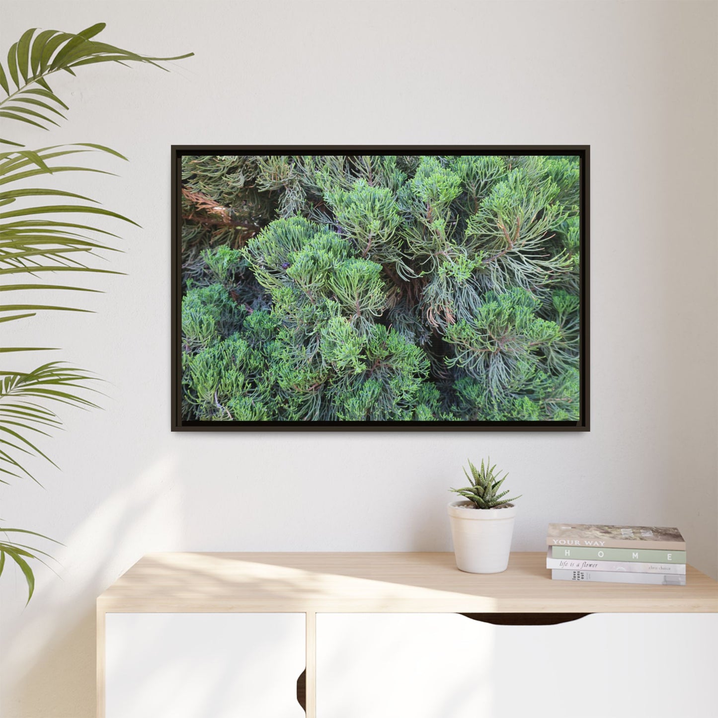 Verdant Whispers - Unique Stretched Canvas Wall Art
