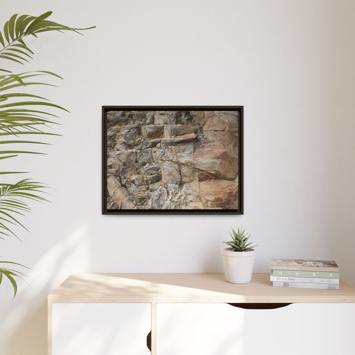 Sandstone Symphony - Unique Stretched Canvas Wall Art