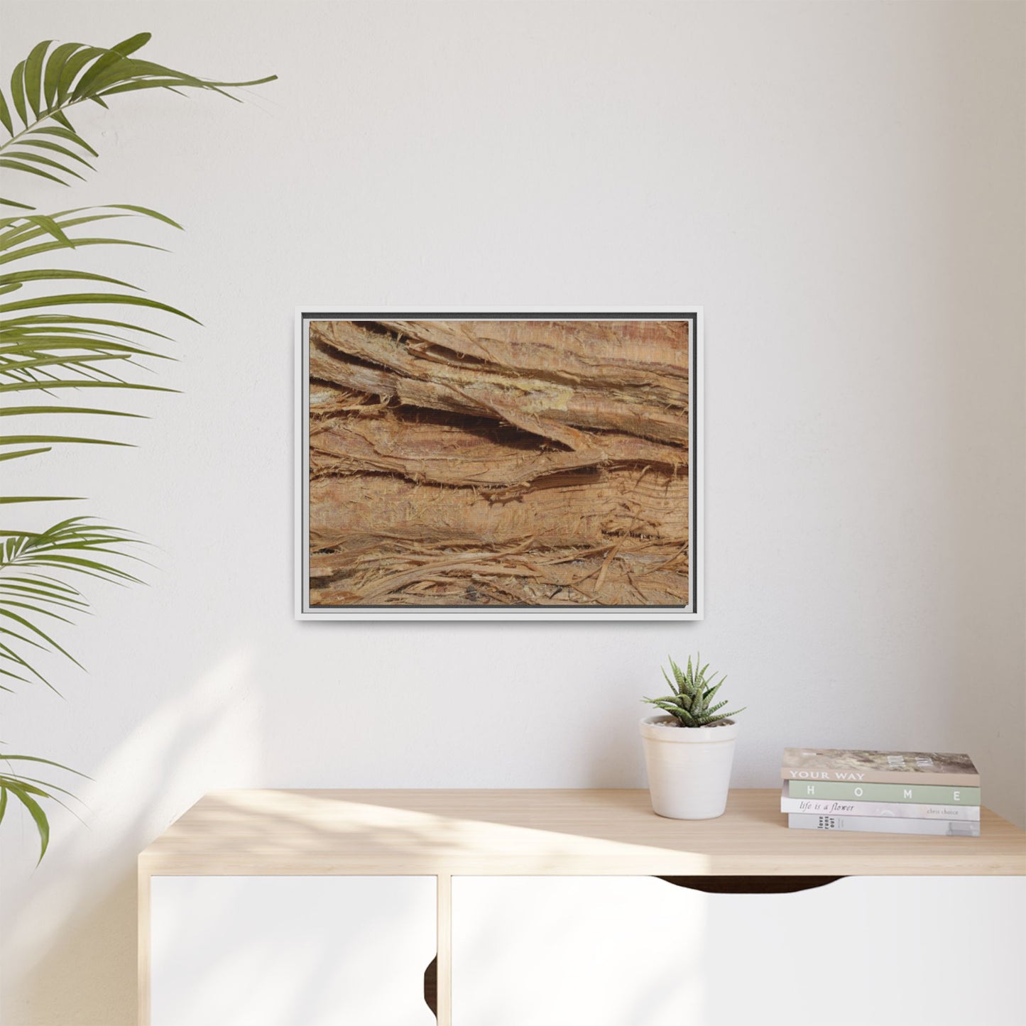 Splintered Bark - Unique Stretched Canvas Wall Art