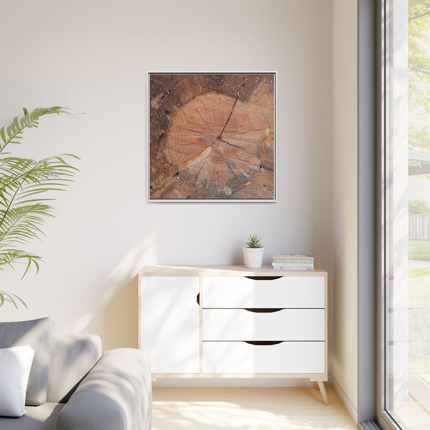 Concentric Memories - Unique Stretched Canvas Wall Art