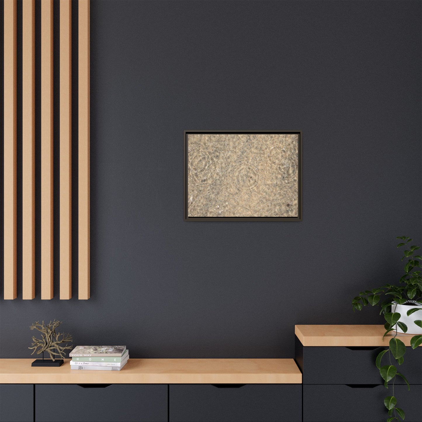 Whispers of Sand - Unique Stretched Canvas Wall Art