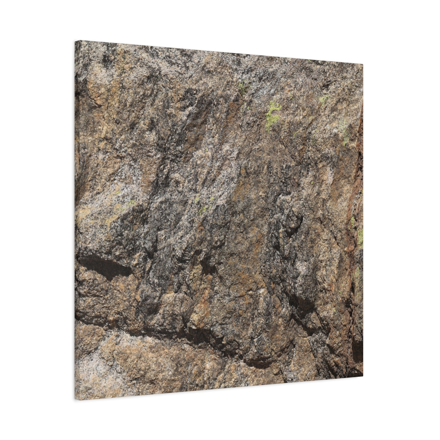 Weathered Stone Secrets - Unique Frameless Canvas Wall Art