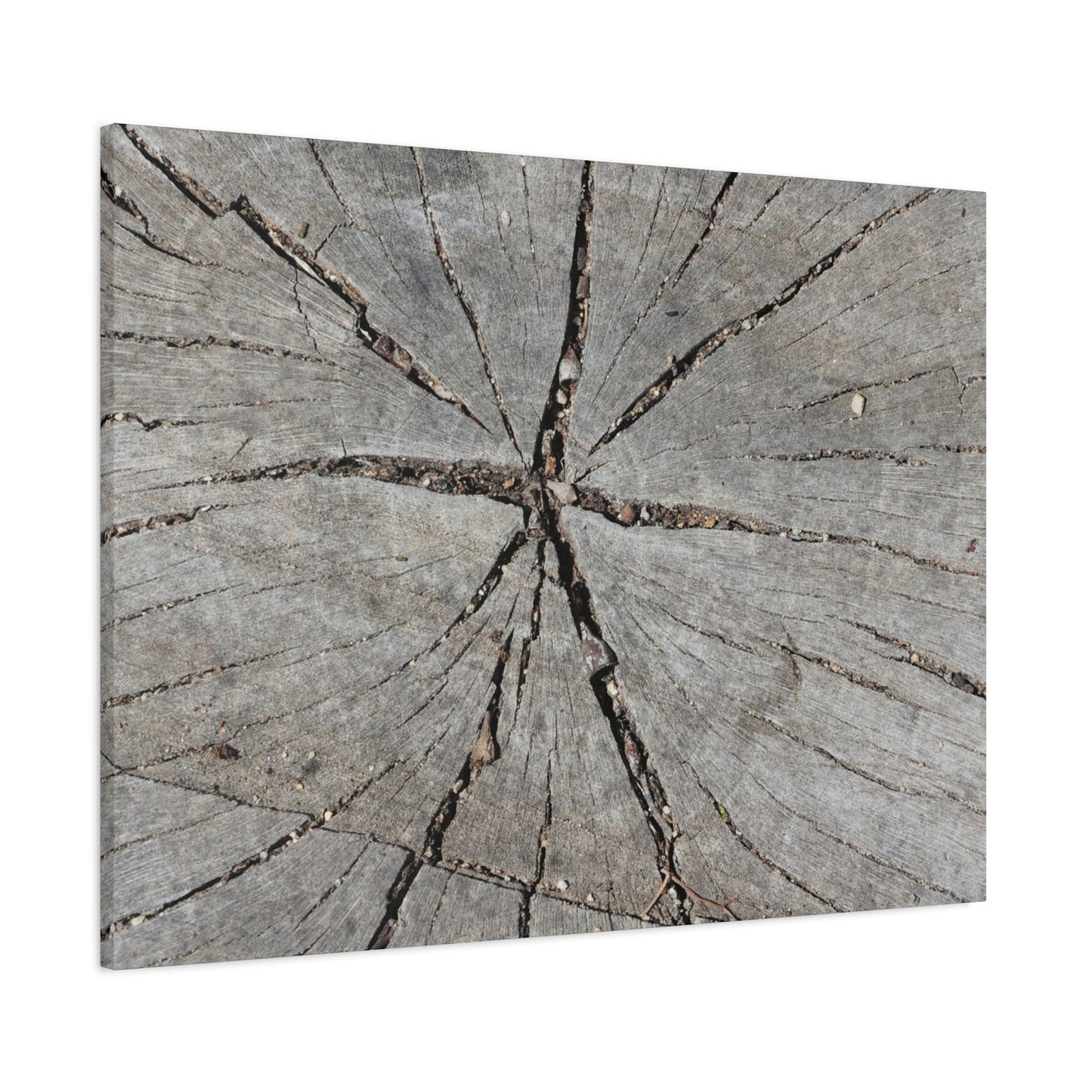 Cracked Chronicle - Unique Frameless Canvas Wall Art