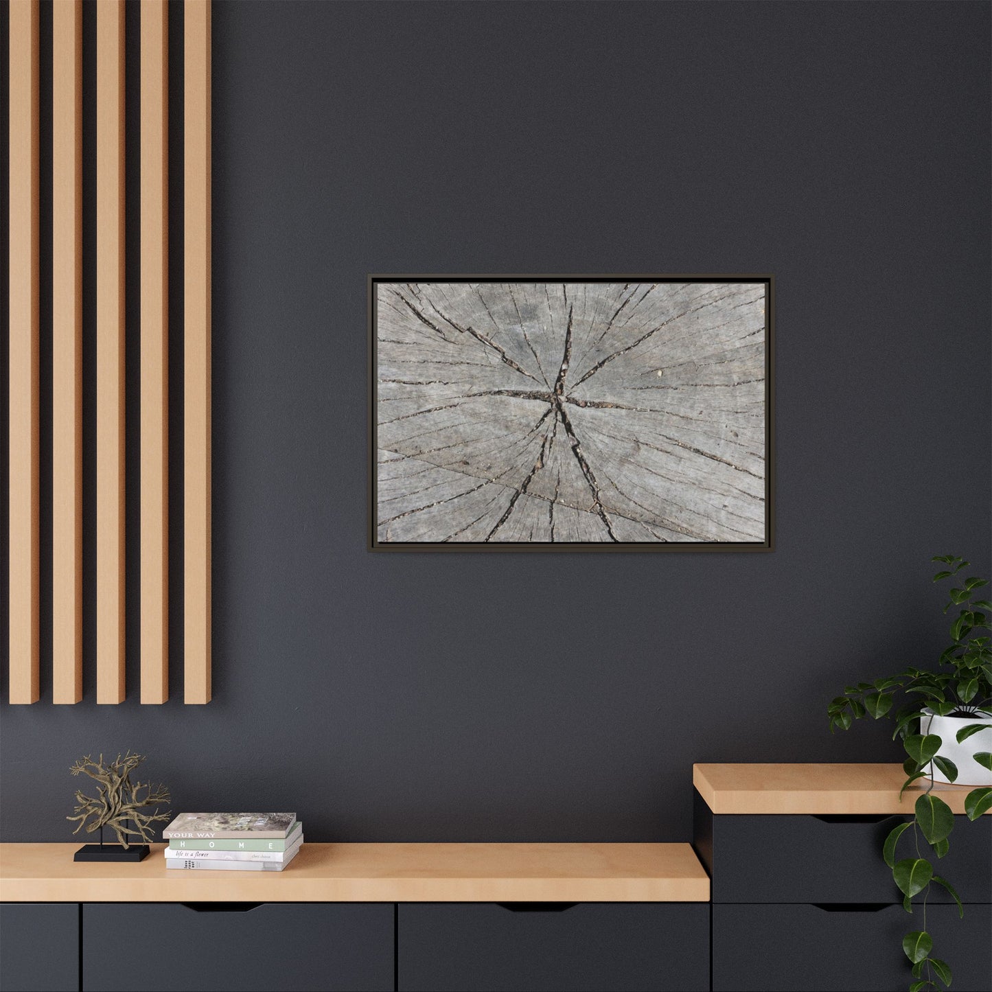 Fractured Memories - Unique Stretched Canvas Wall Art