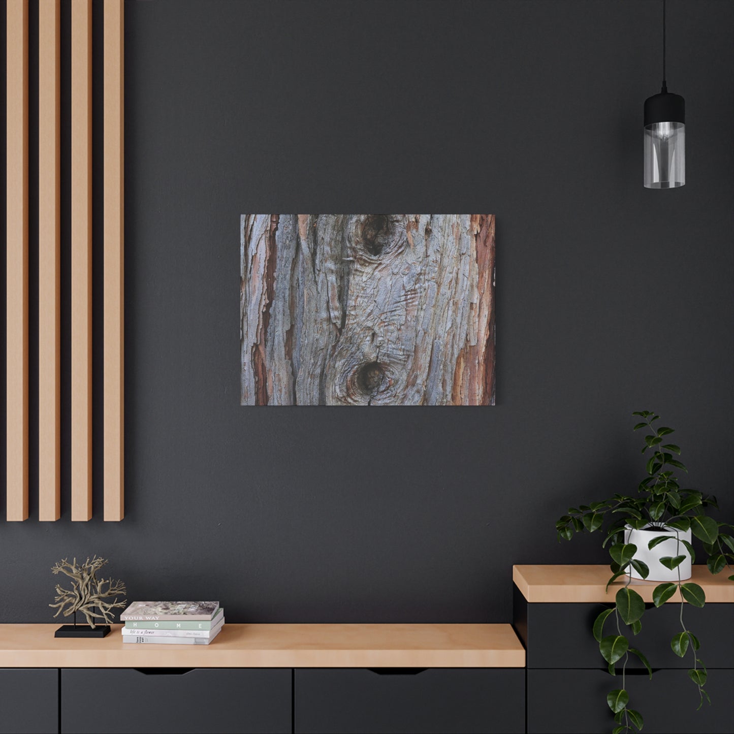 Wooden Memoir - Unique Frameless Canvas Wall Art