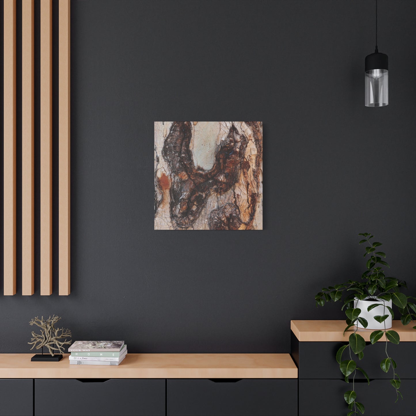 Arboreal Echoes - Unique Frameless Canvas Wall Art