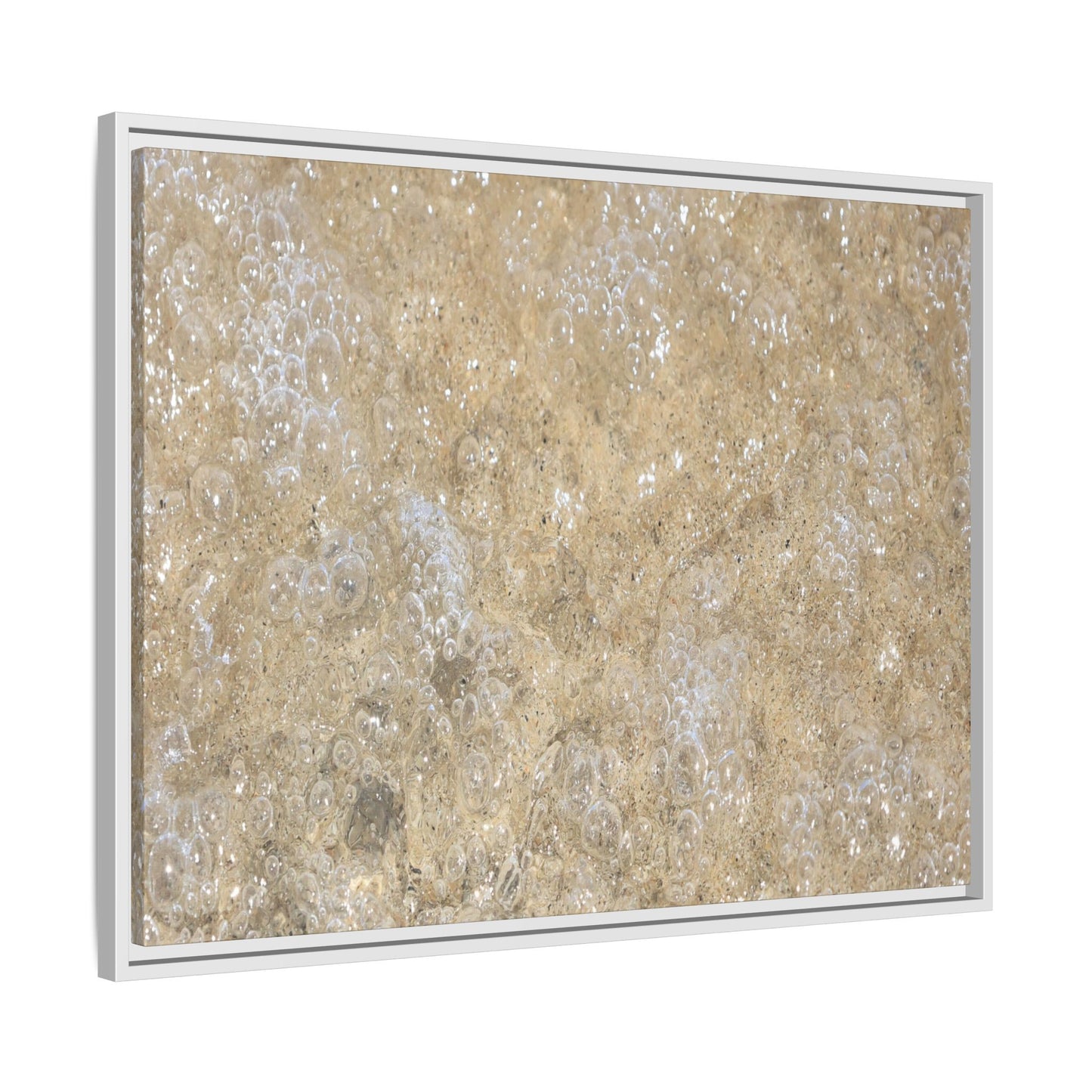 Bubbling Sand - Unique Stretched Canvas Wall Art