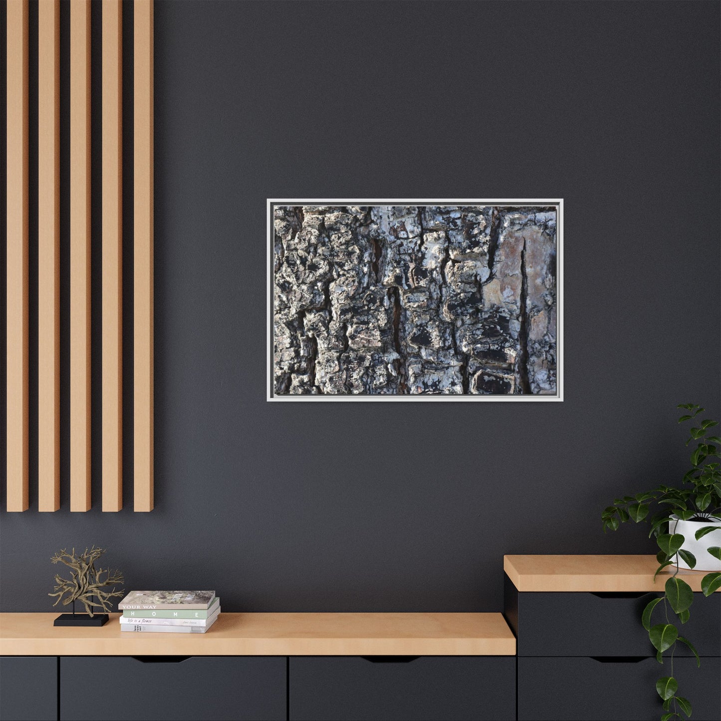 The Bark Chronicles - Unique Stretched Canvas Wall Art