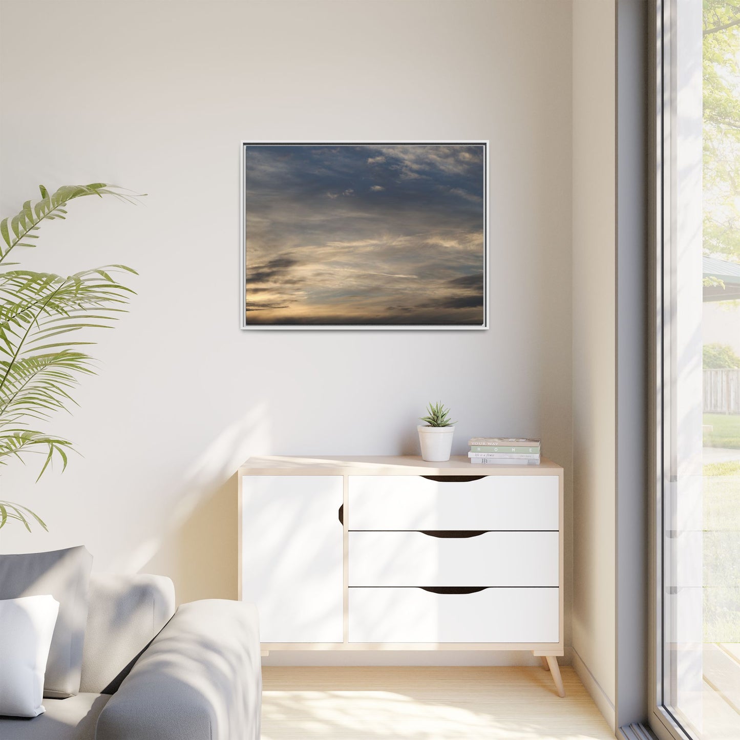 Clouded Thoughts - Unique Stretched Canvas Wall Art