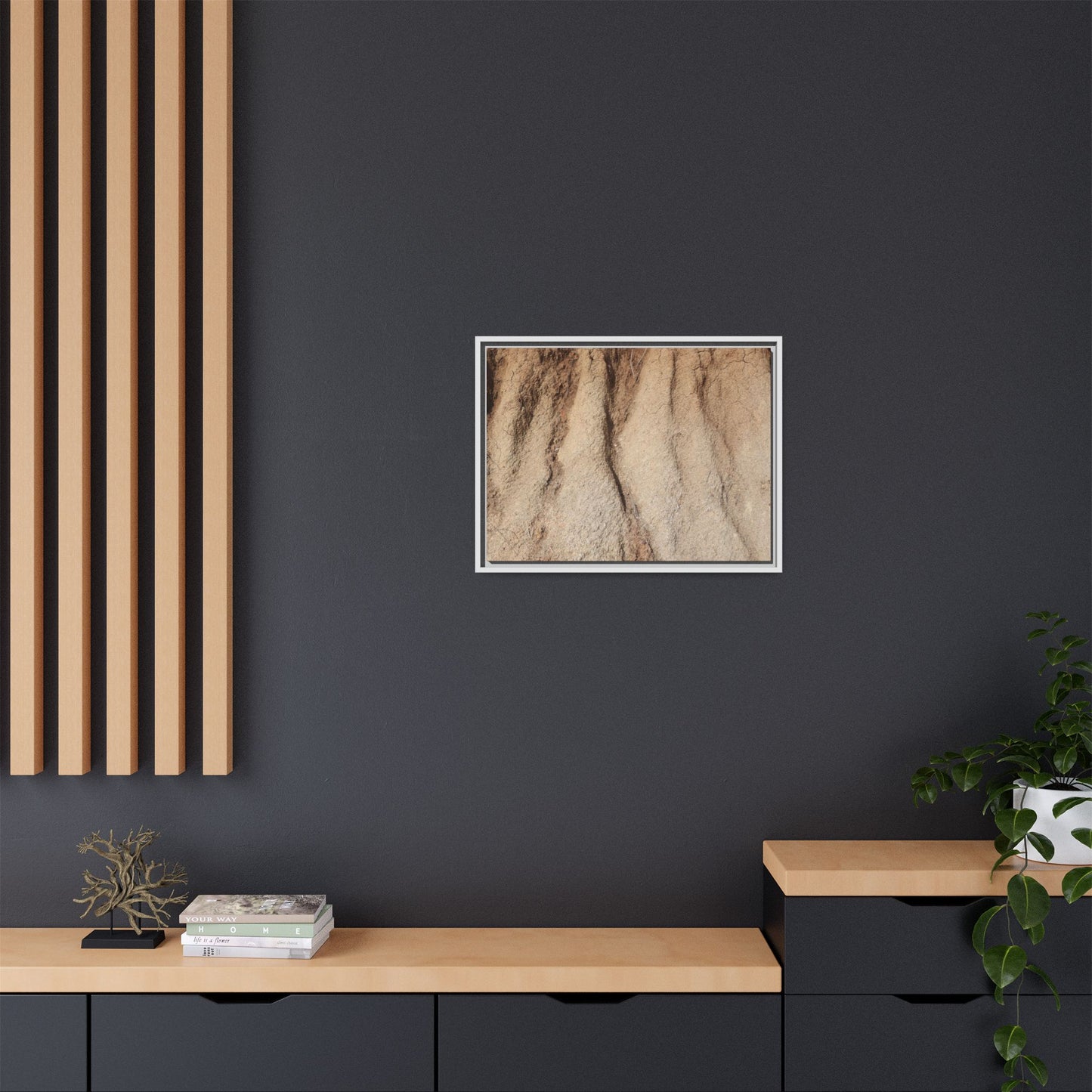 Eroded Canyon Walls - Unique Stretched Canvas Wall Art