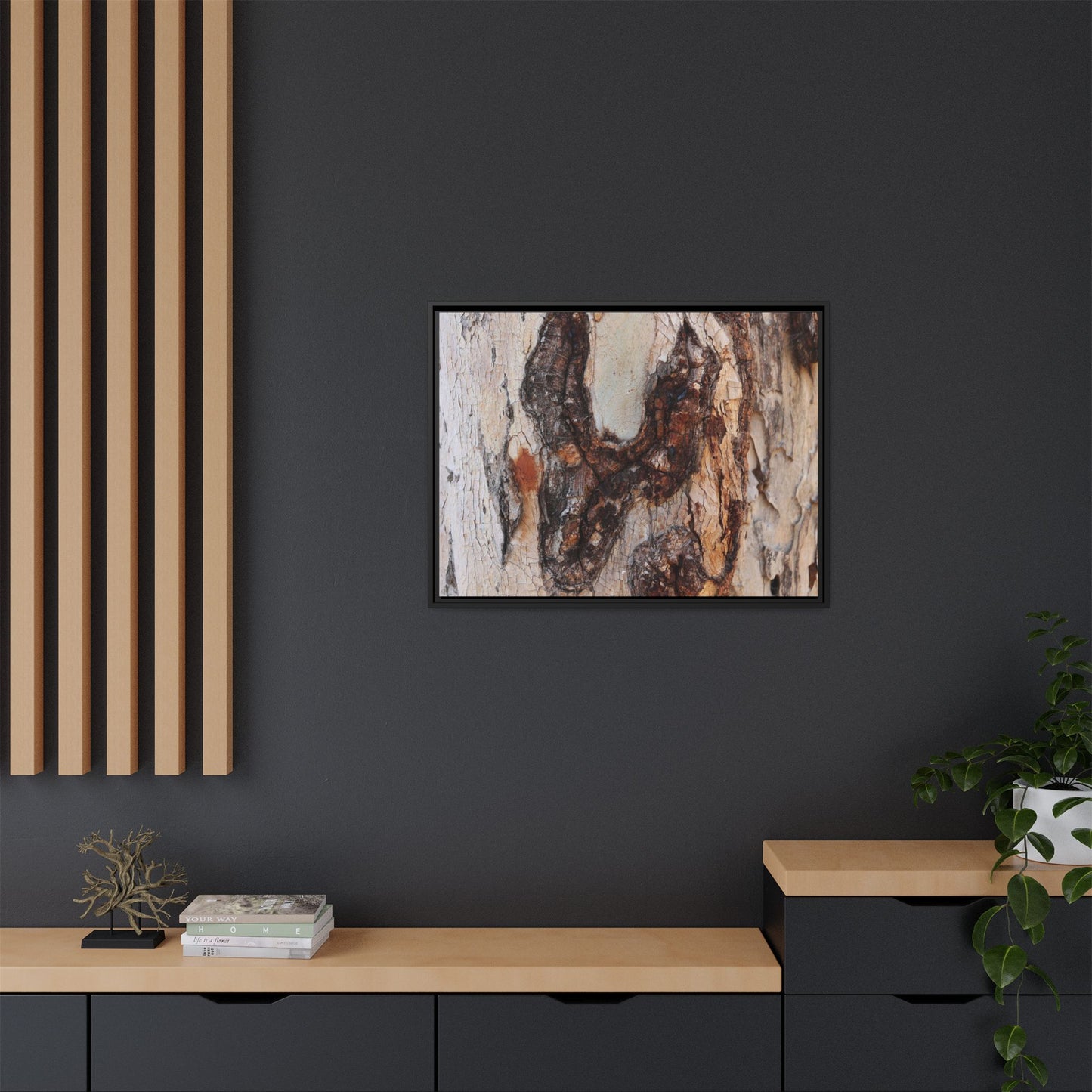 Texture of Time - Unique Stretched Canvas Wall Art
