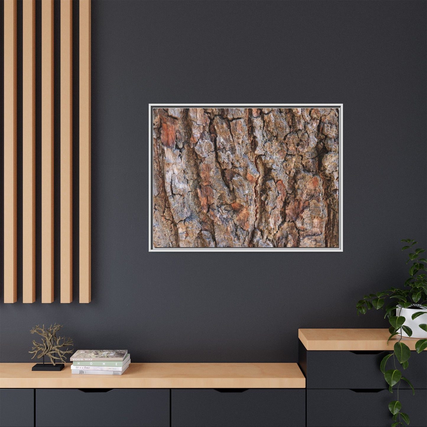 Tree's Timeworn Tale - Unique Stretched Canvas Wall Art
