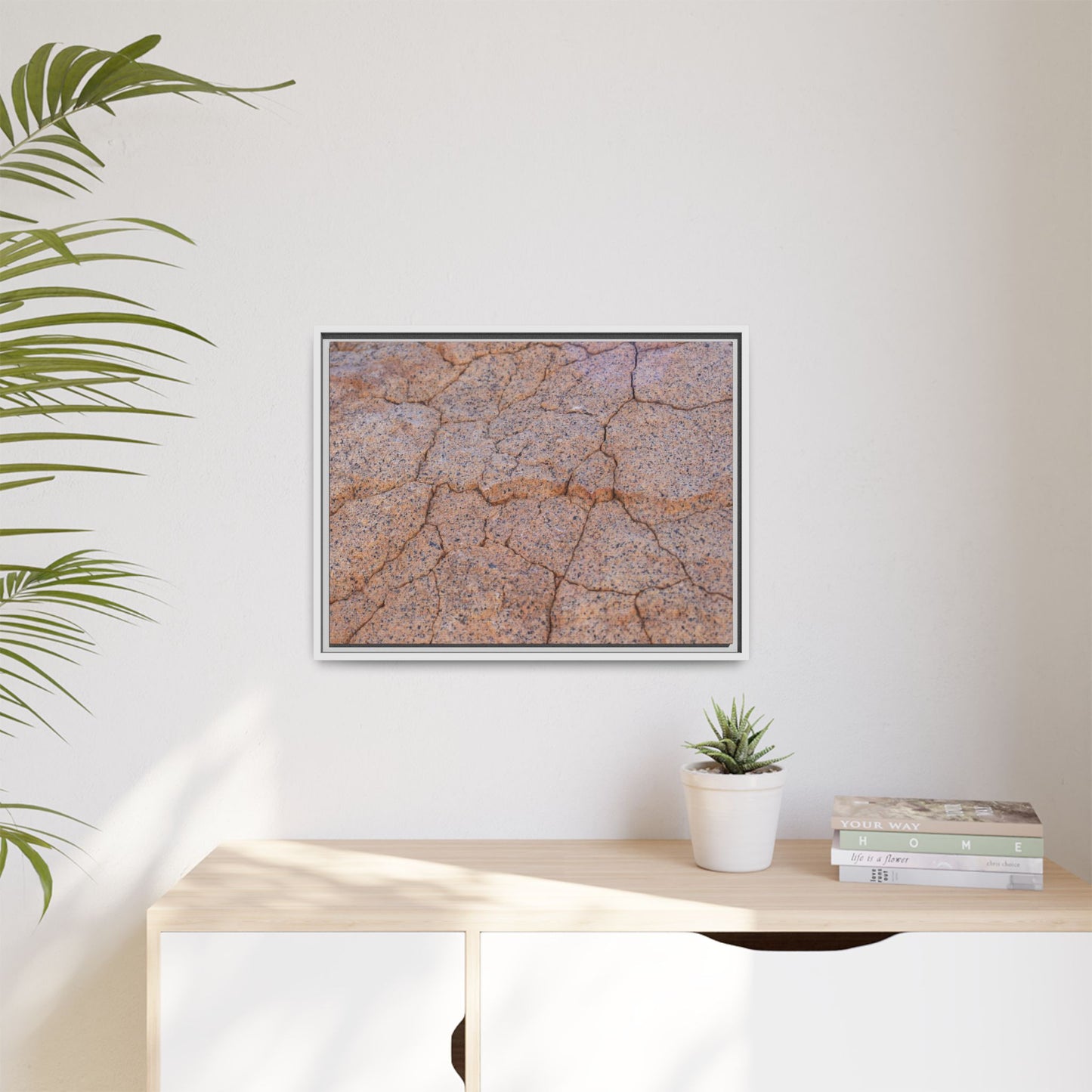 Fragmented Earth - Unique Stretched Canvas Wall Art