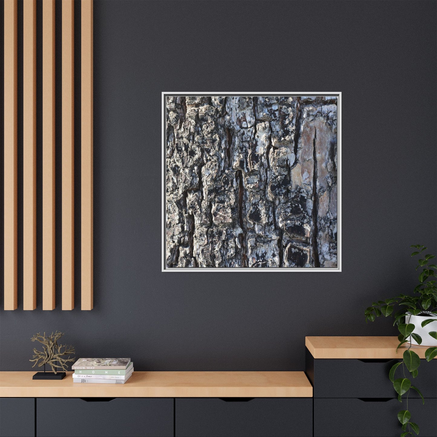 The Bark Chronicles - Unique Stretched Canvas Wall Art